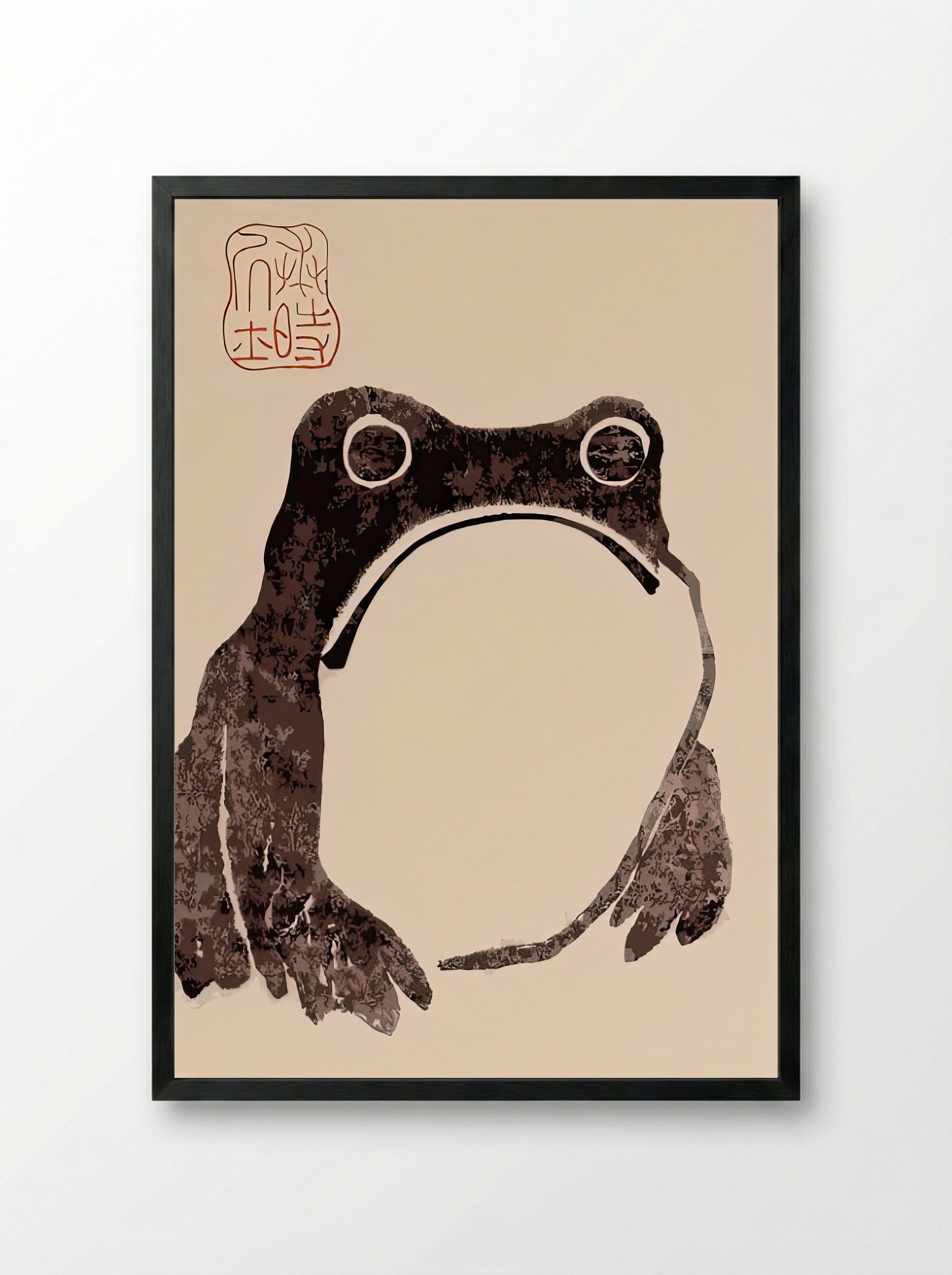 Minimalist Frog Japan Fine Art Print – Solis Prints