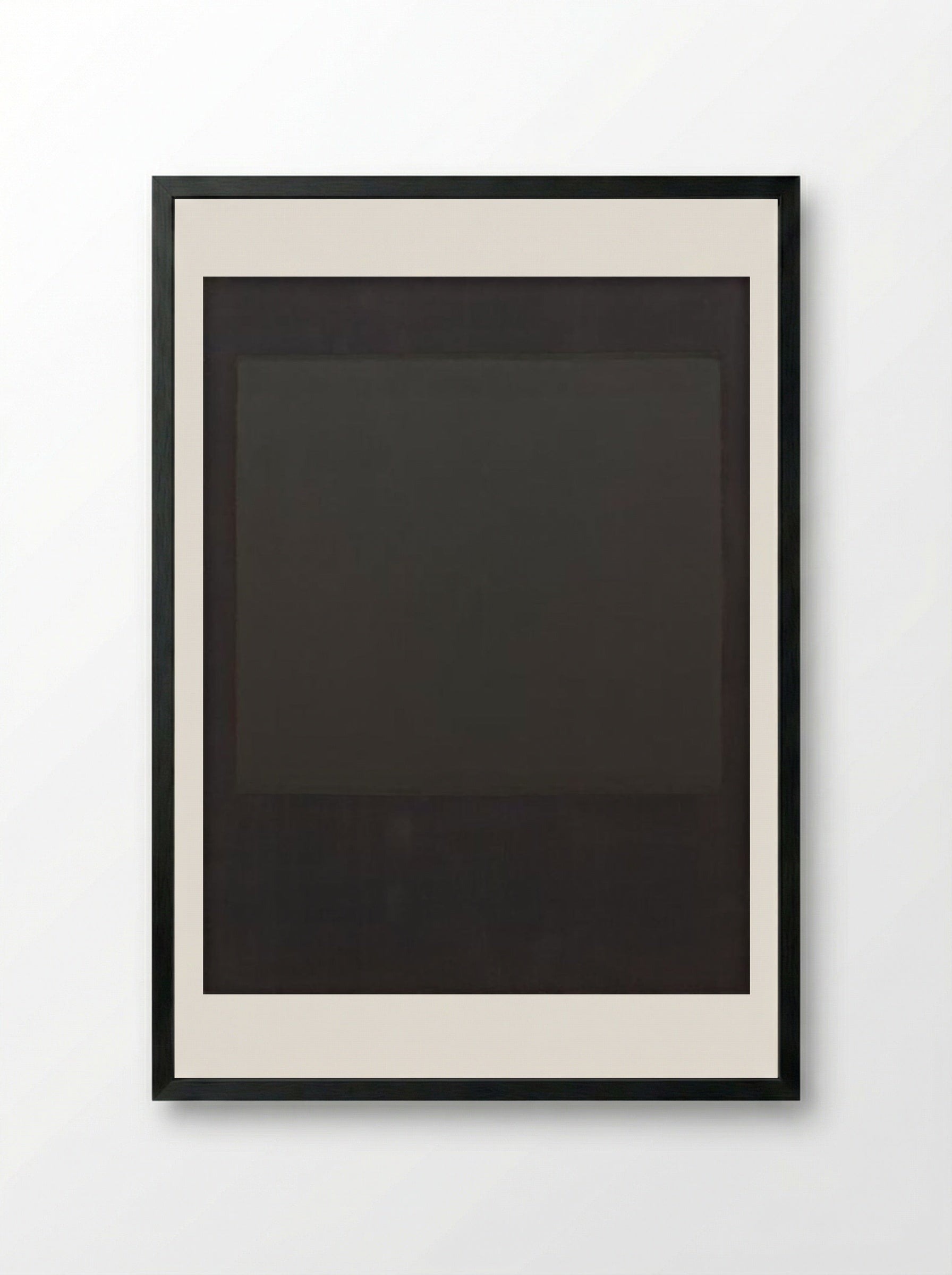 No. 2 - Mark Rothko - Framed Print Black