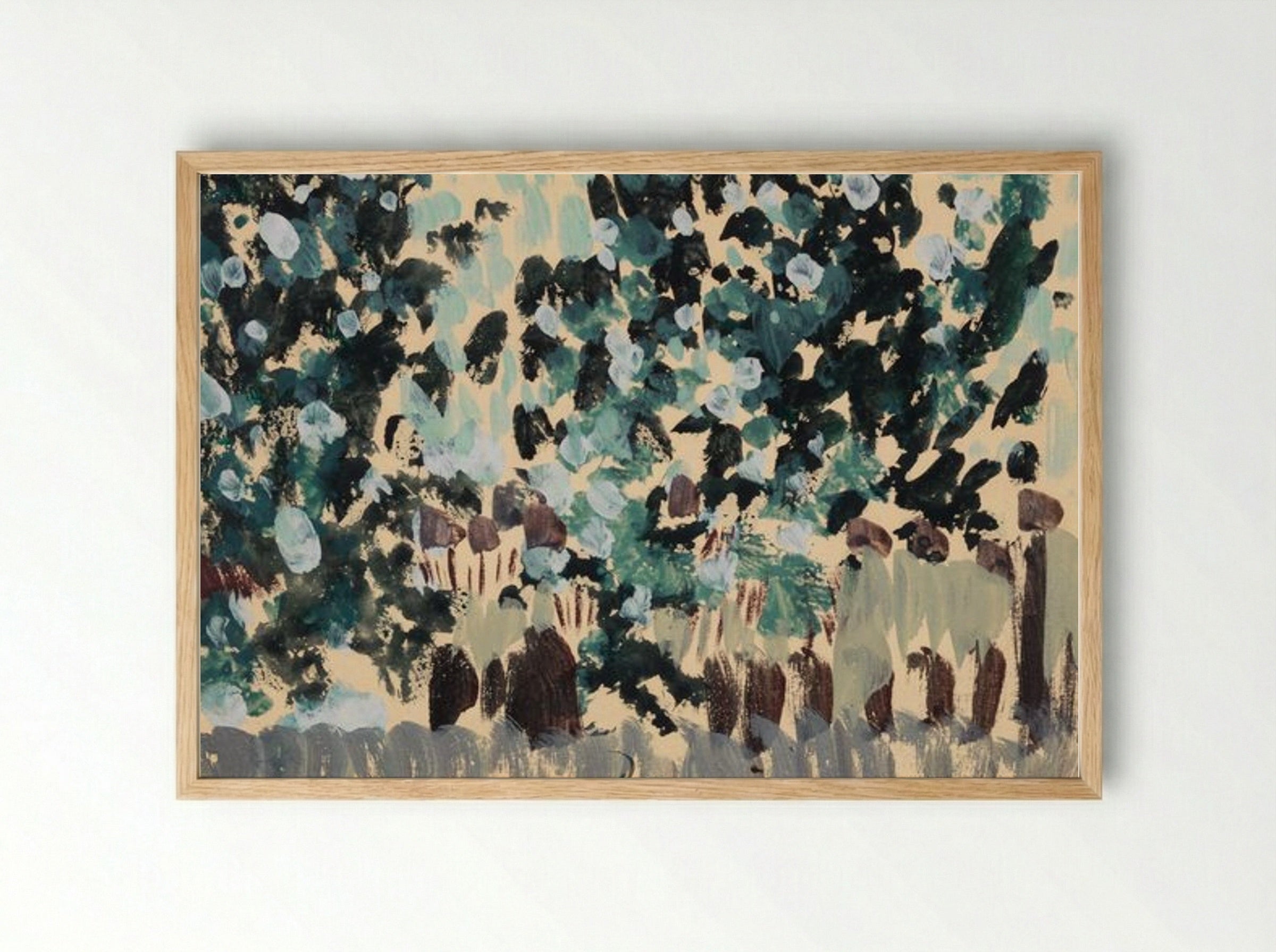 Green Leaves - Arthur Dove - Framed Print Wood