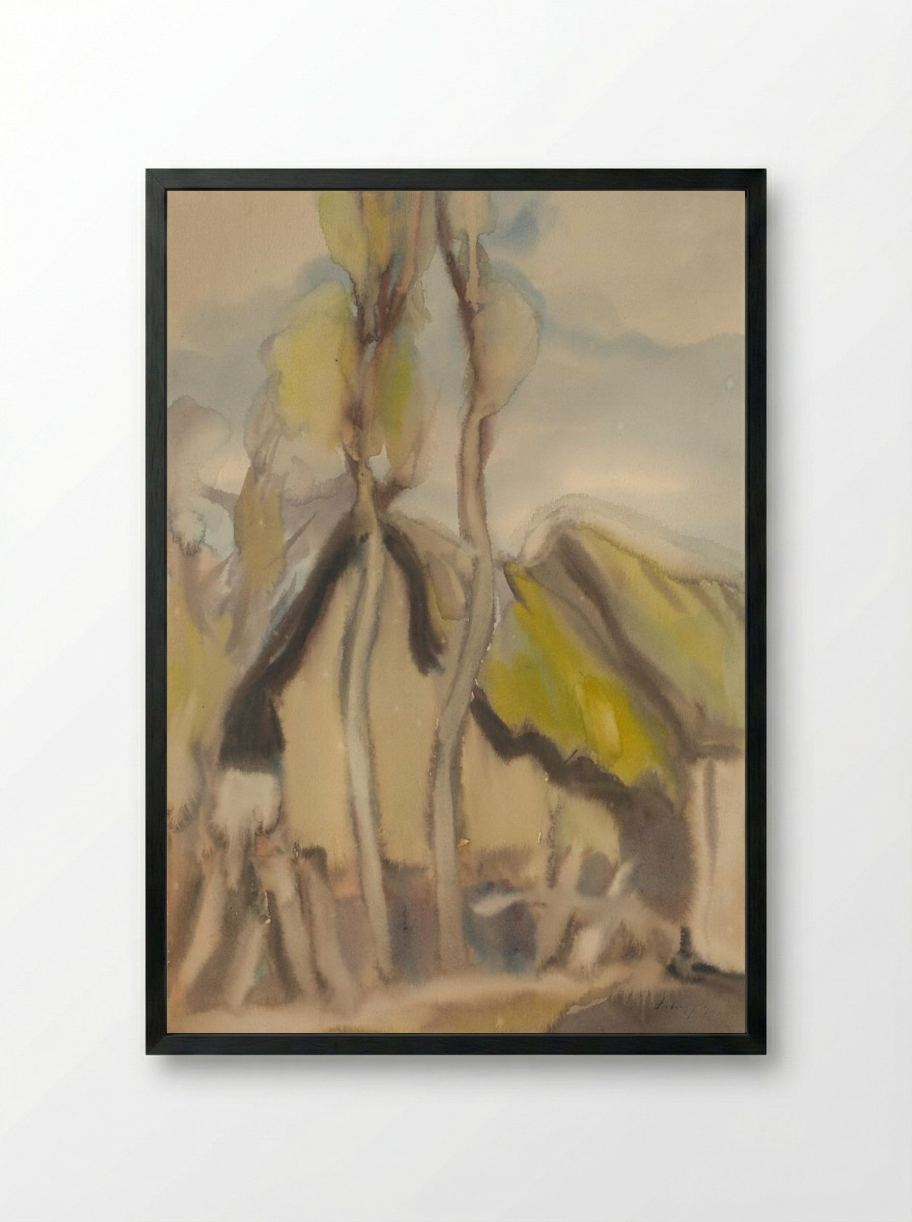 Cottage - Zolo Palugyay - Framed Print Black