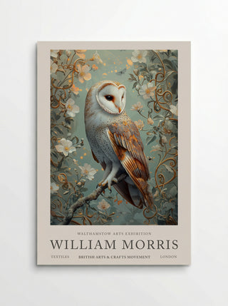 Barn Owl Whispering Wings - William Morris