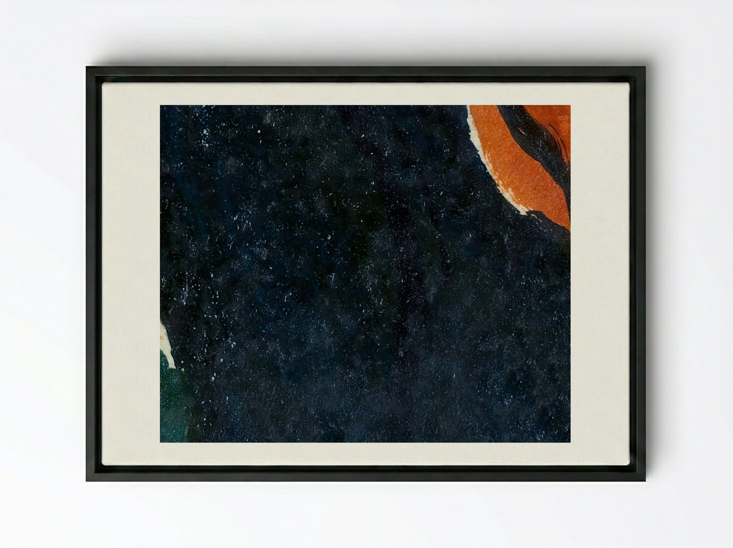 Sun Through Tree I - Arthur Dove - Framed Canvas Black