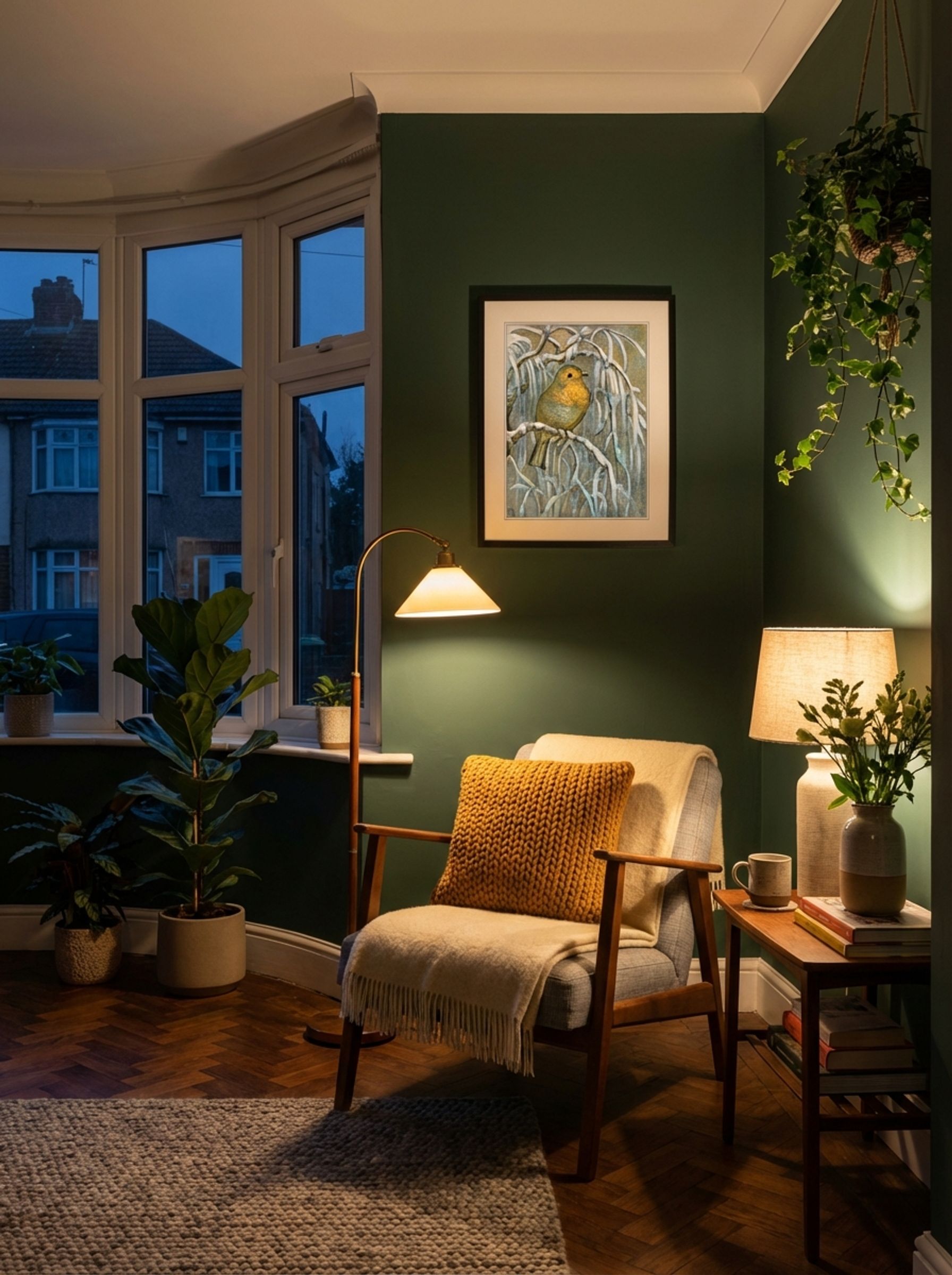 Robin on Snowy Branch - Theo van Hoytema - Lifestyle