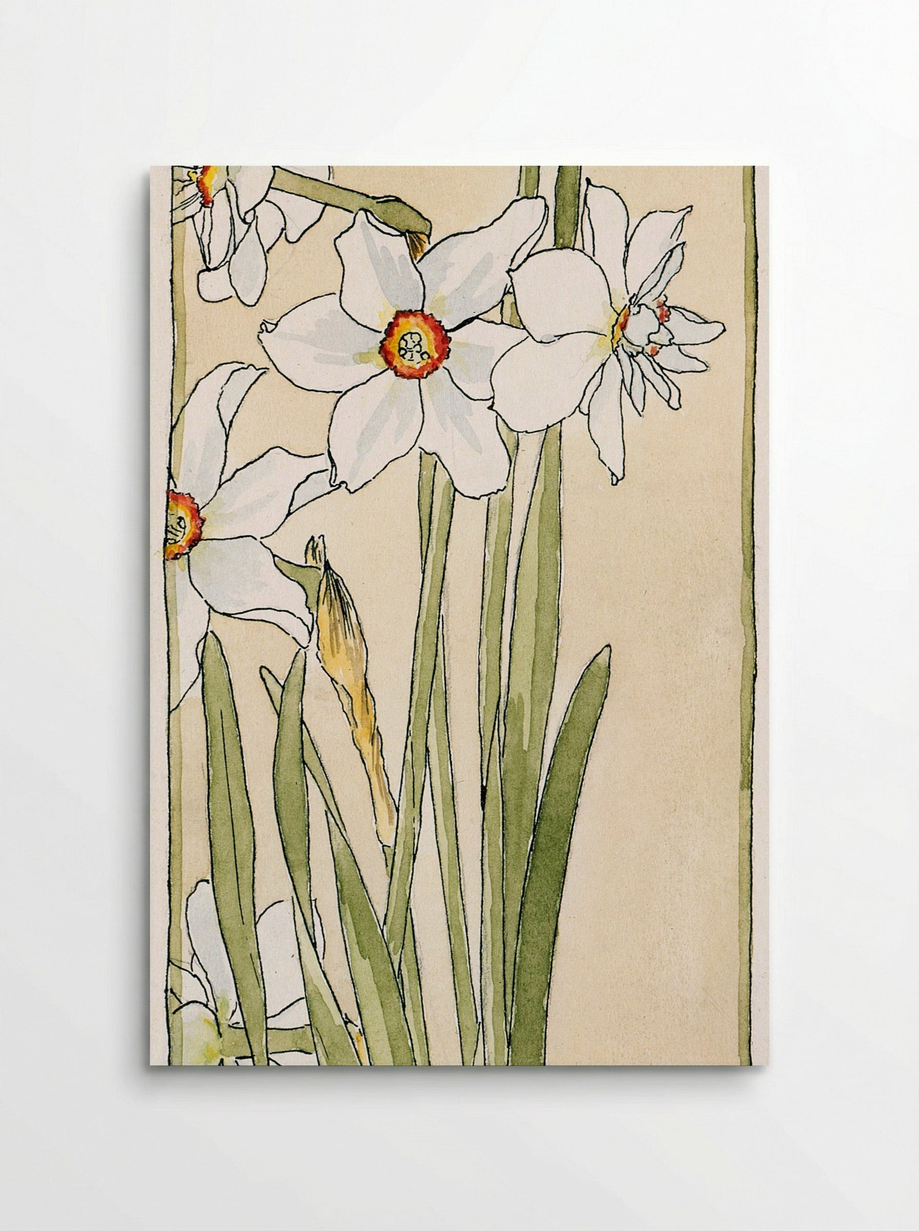Poet's Narcissus (1915) - Hannah Borger Overbeck - Poster