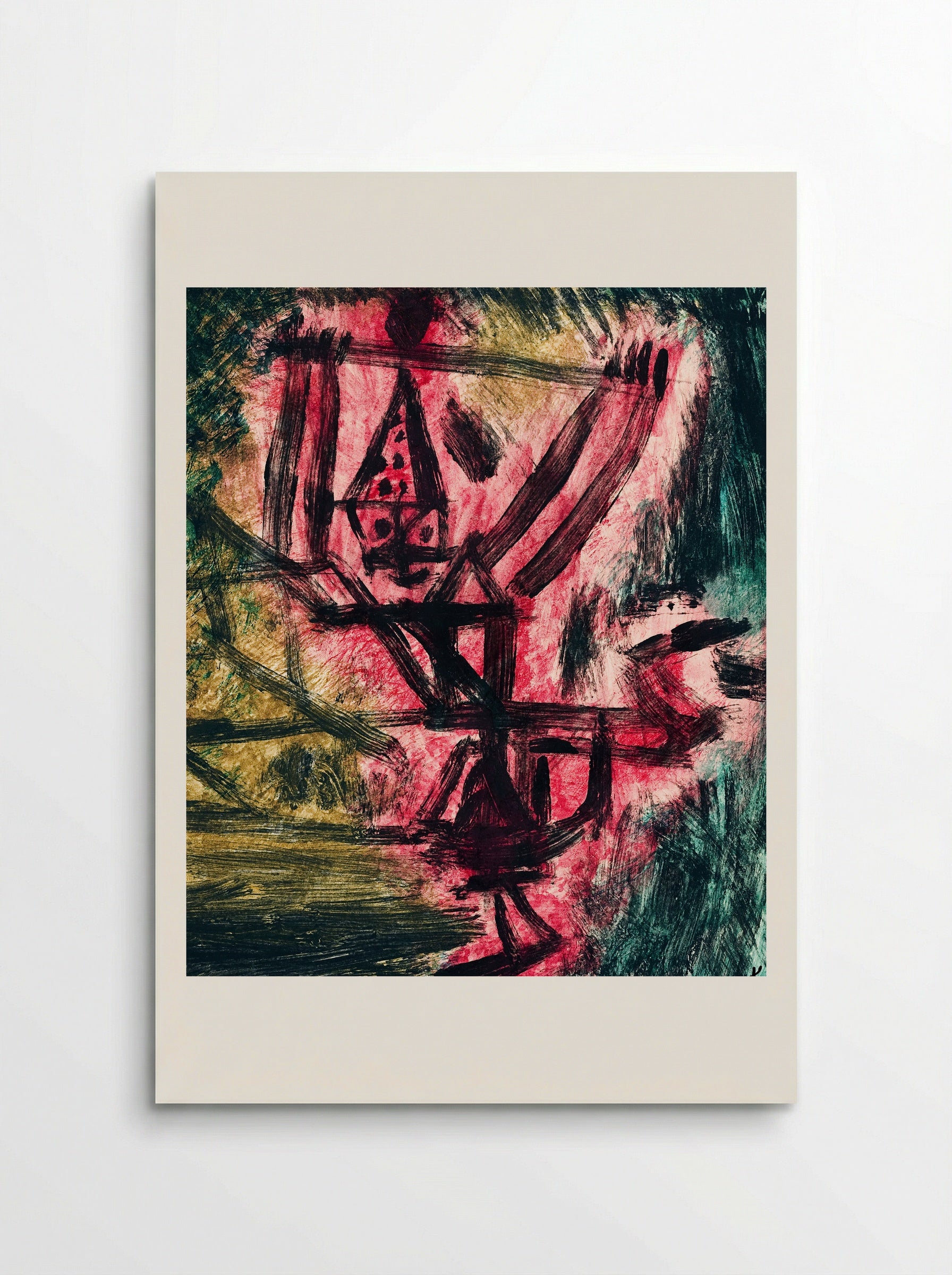 Feuer-Clown I (Fire Clown) - Paul Klee - Poster