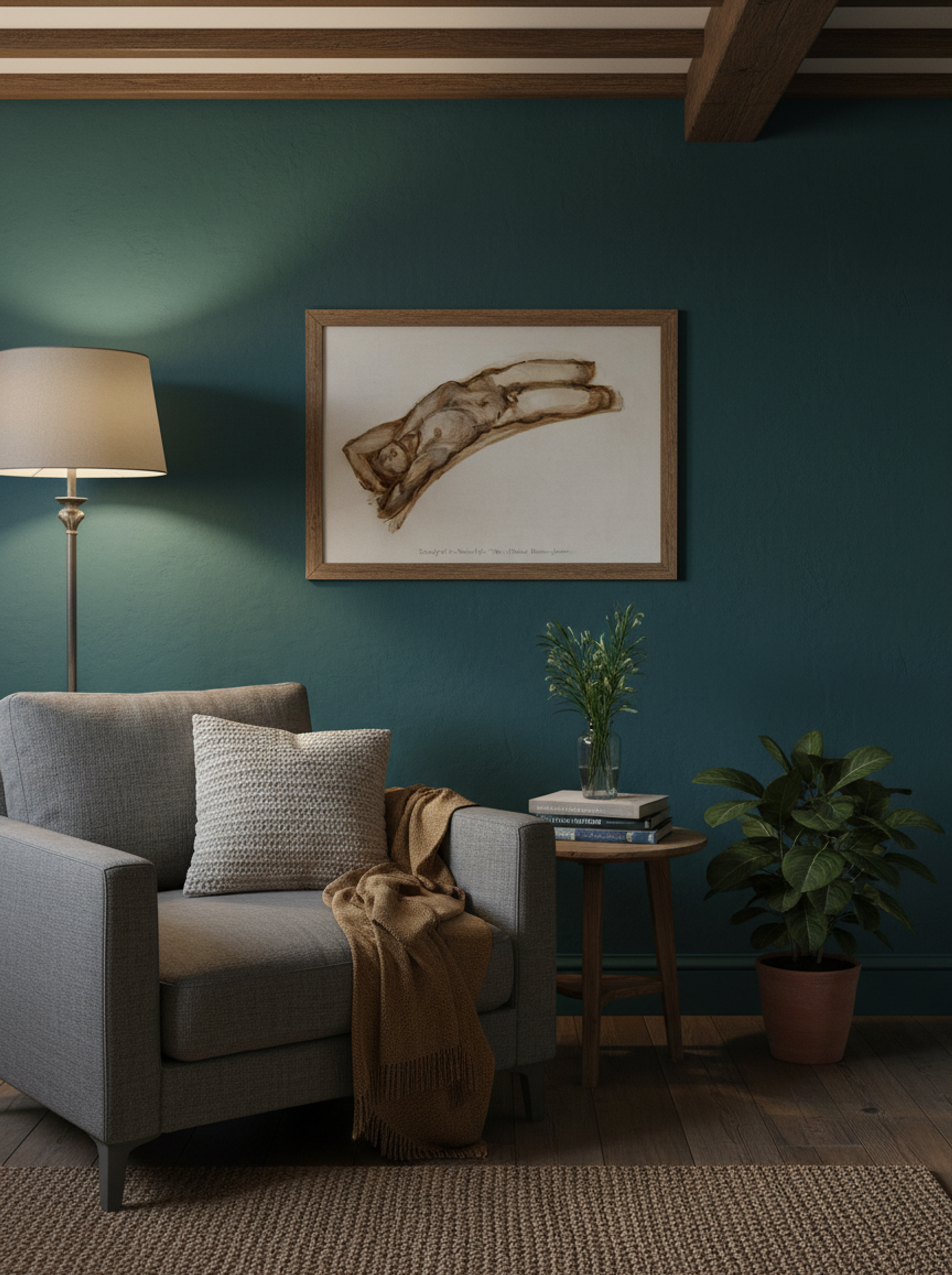 Study of a Male Nude for 'The Wheel of Fortune' - Edward Burne-Jones - Lifestyle