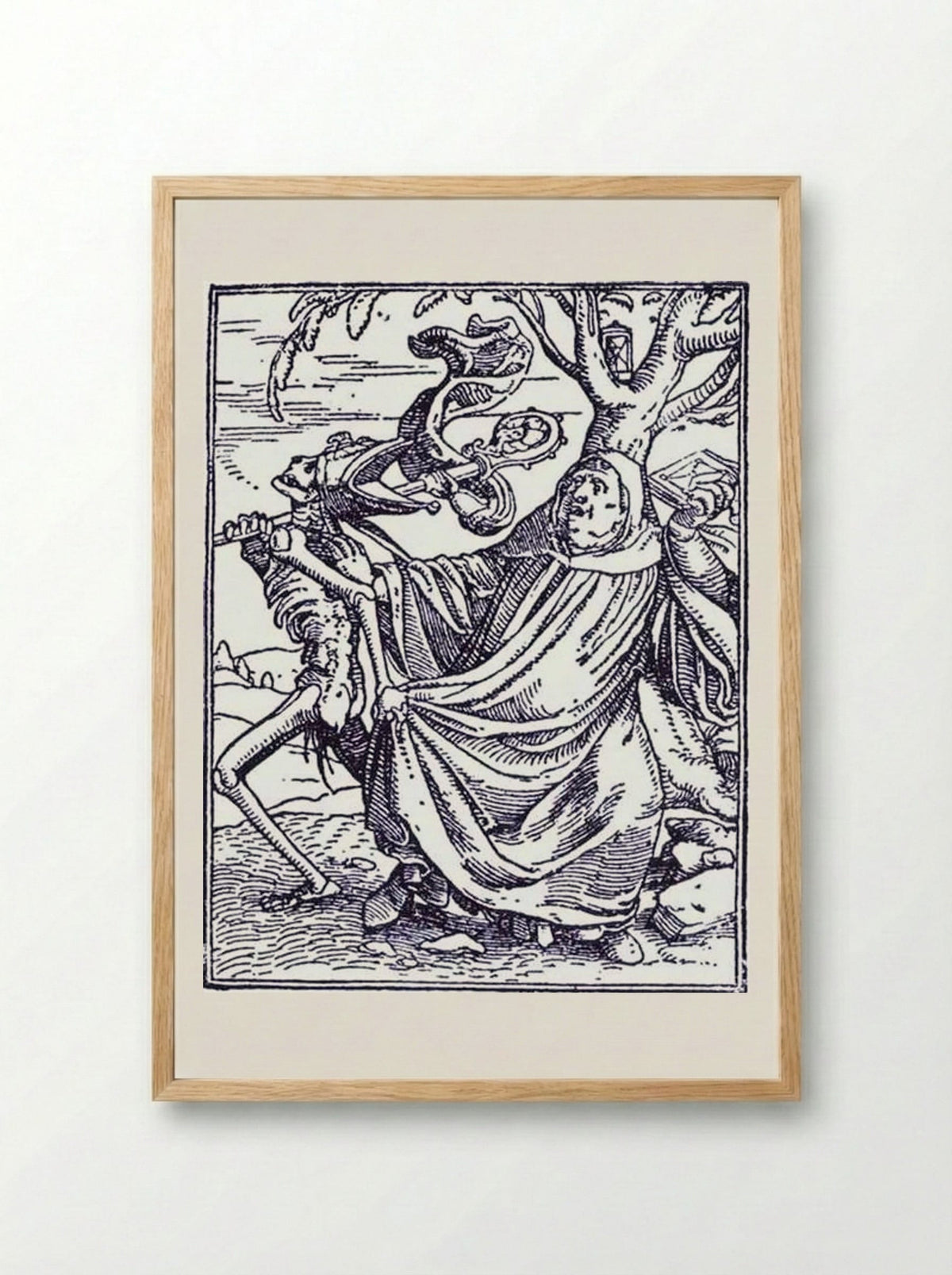 The Abbot - Hans Holbein the Younger - Framed Print Wood