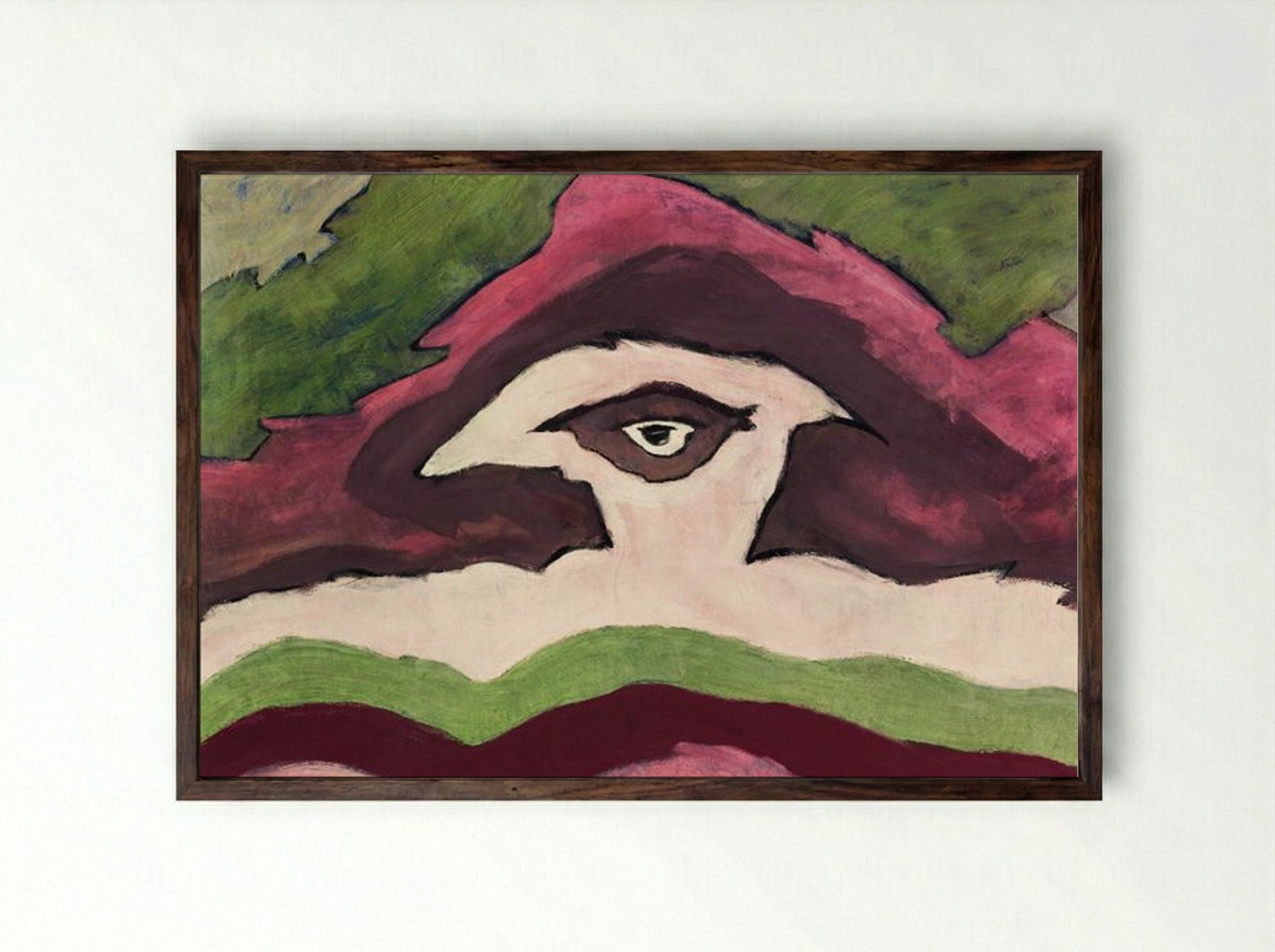 Storm Clouds - Arthur Dove - Framed Print Dark Wood