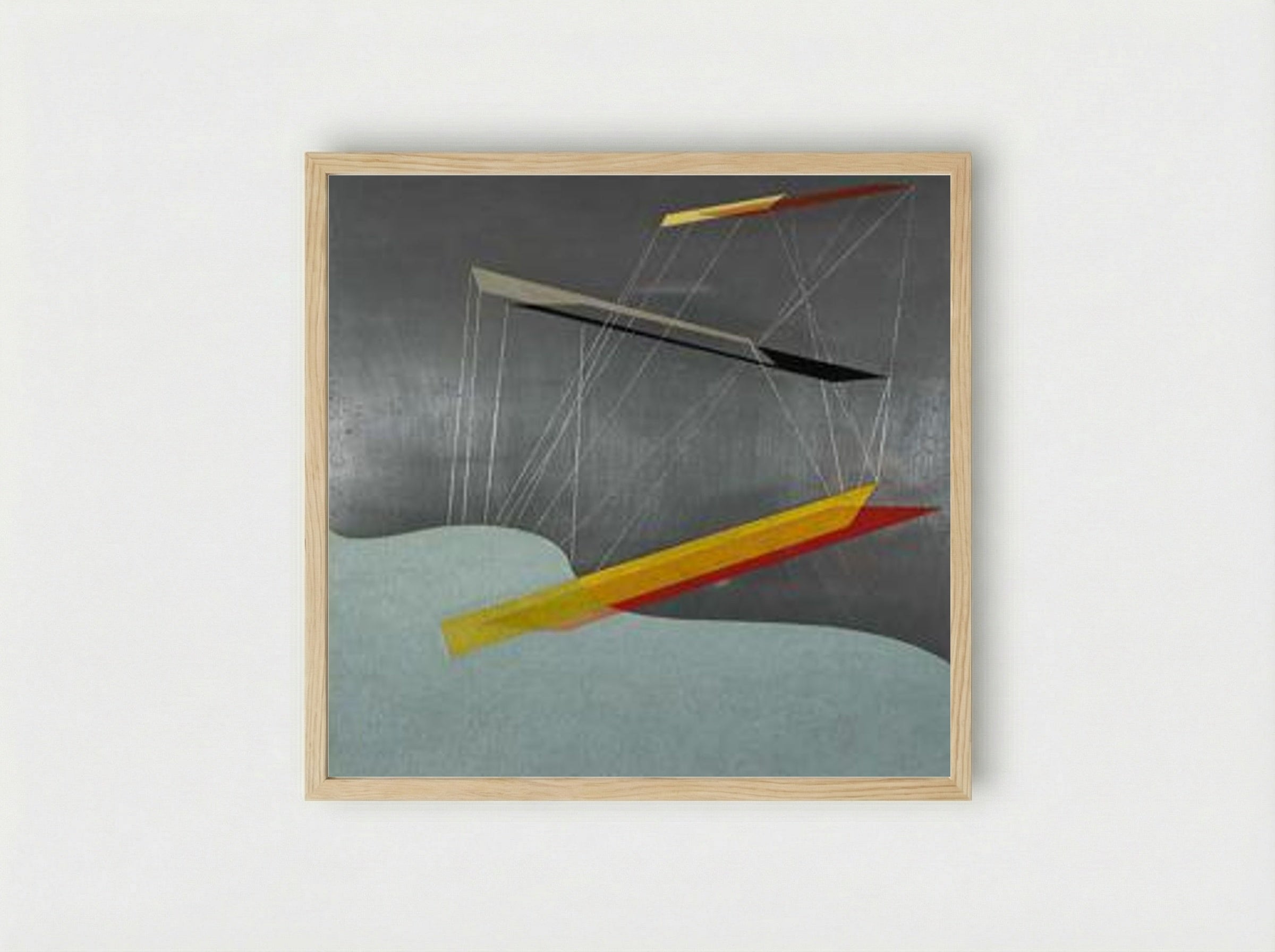 Sil I - László Moholy-Nagy - Framed Print Wood