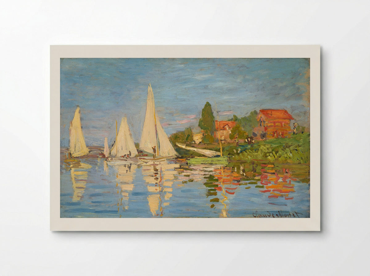 Regatta at Argenteuil - Claude Monet - Poster