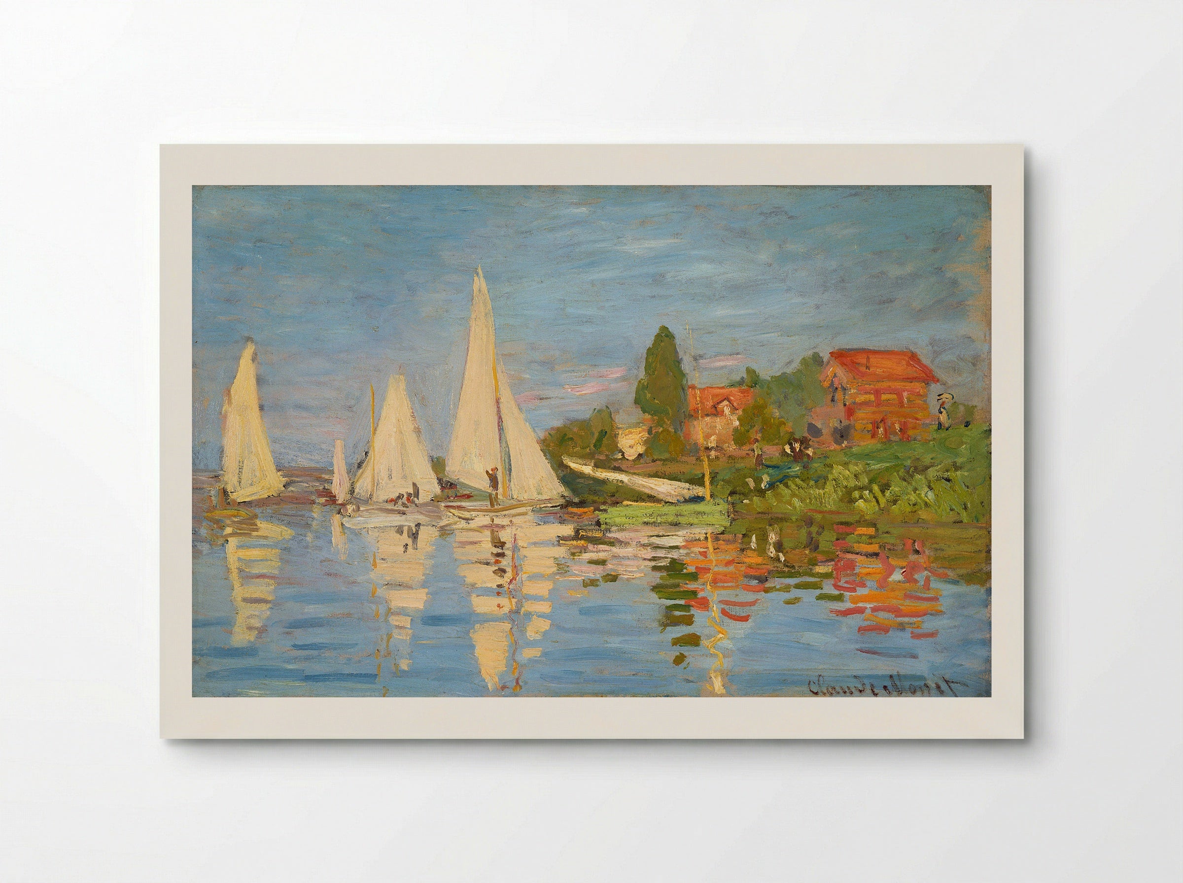 Regatta at Argenteuil - Claude Monet - Poster