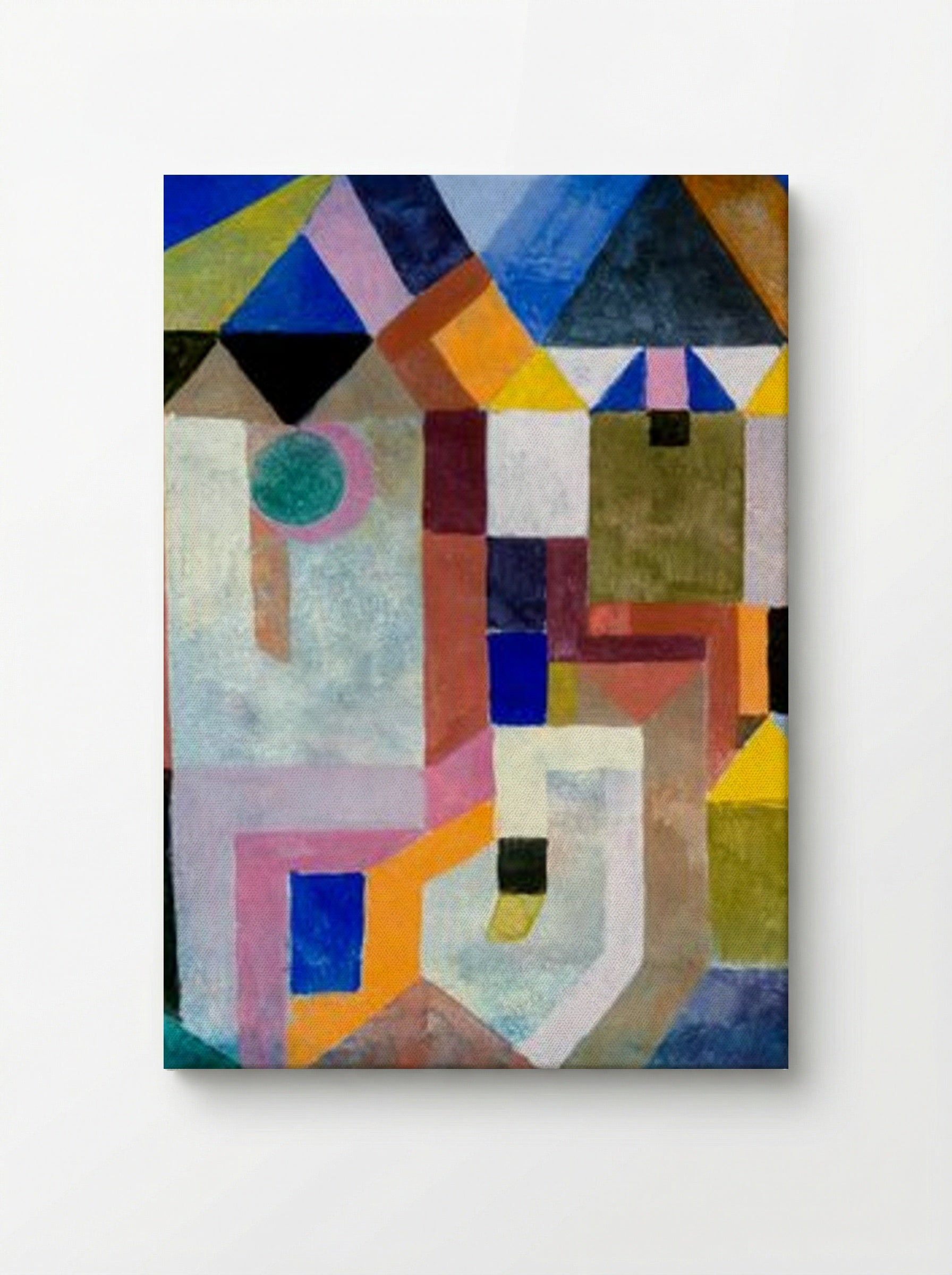 Colorful Architecture - Paul Klee - Canvas