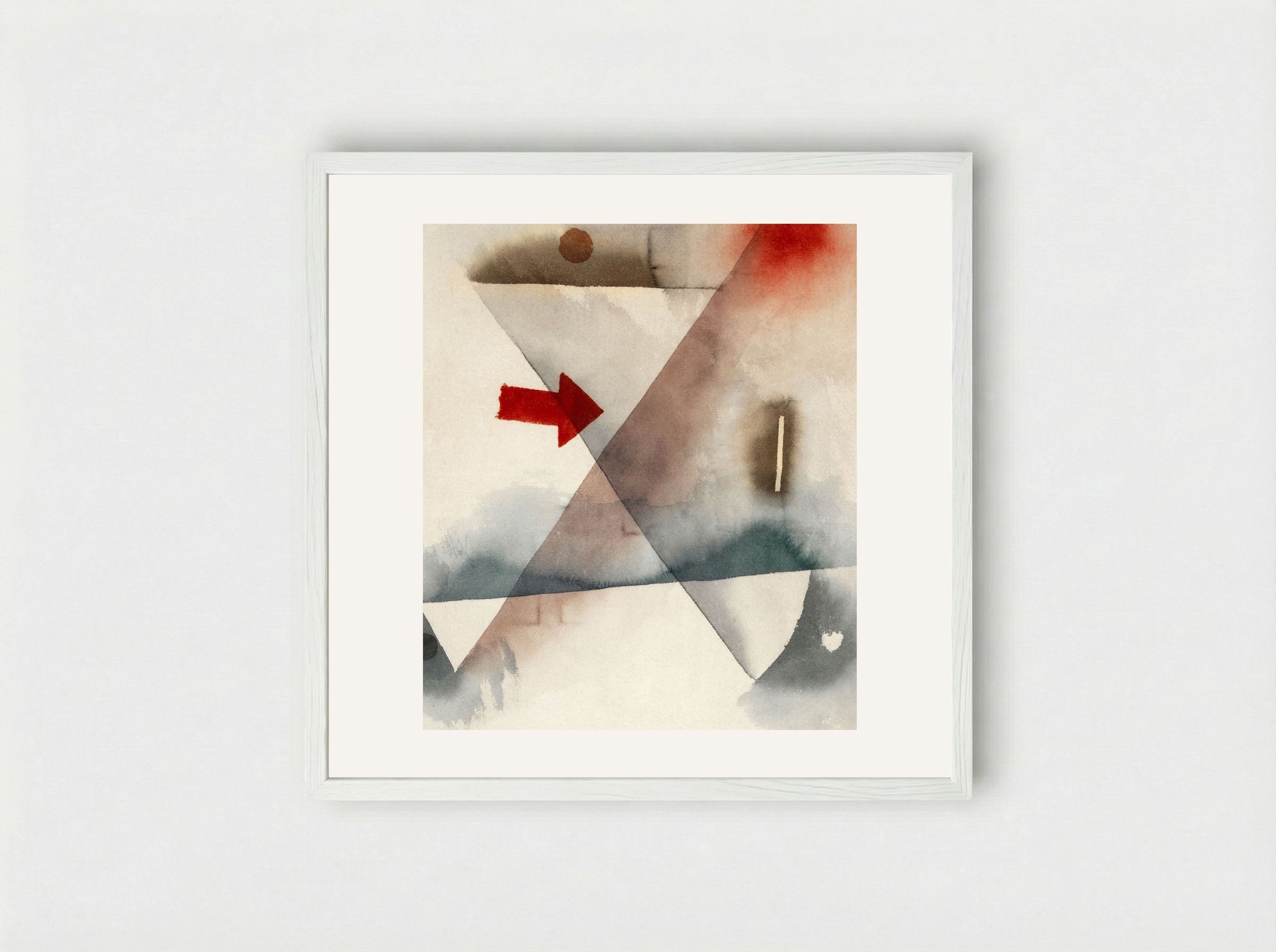 Chimes - Paul Klee - Framed Print White