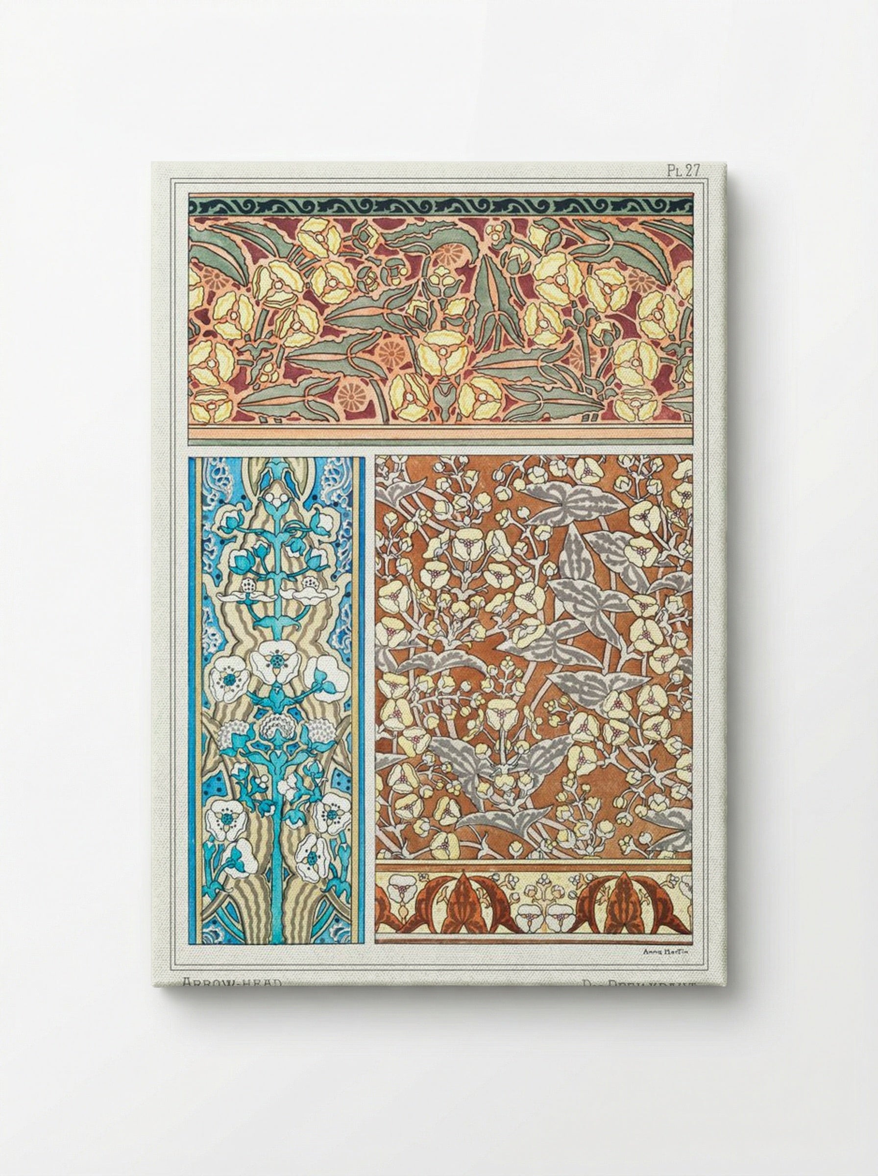 Sagittaire (Arrowhead) from La Plante et ses Applications ornementales - Maurice Pillard Verneuil - Canvas