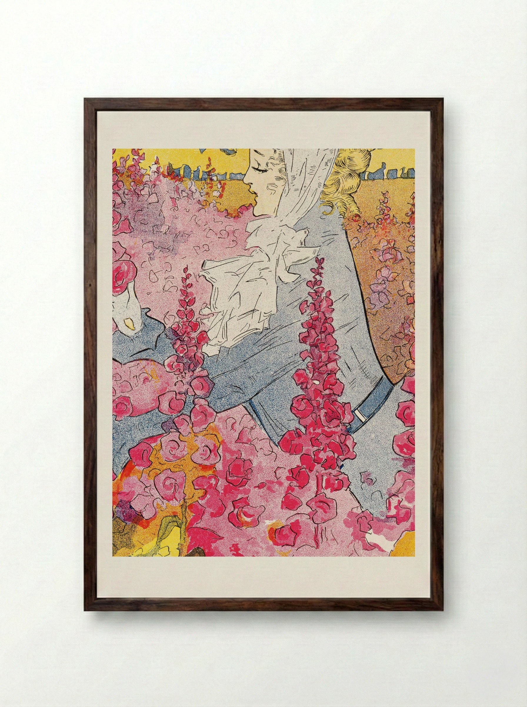 Summer - Penrhyn Stanlaws - Framed Print Dark Wood