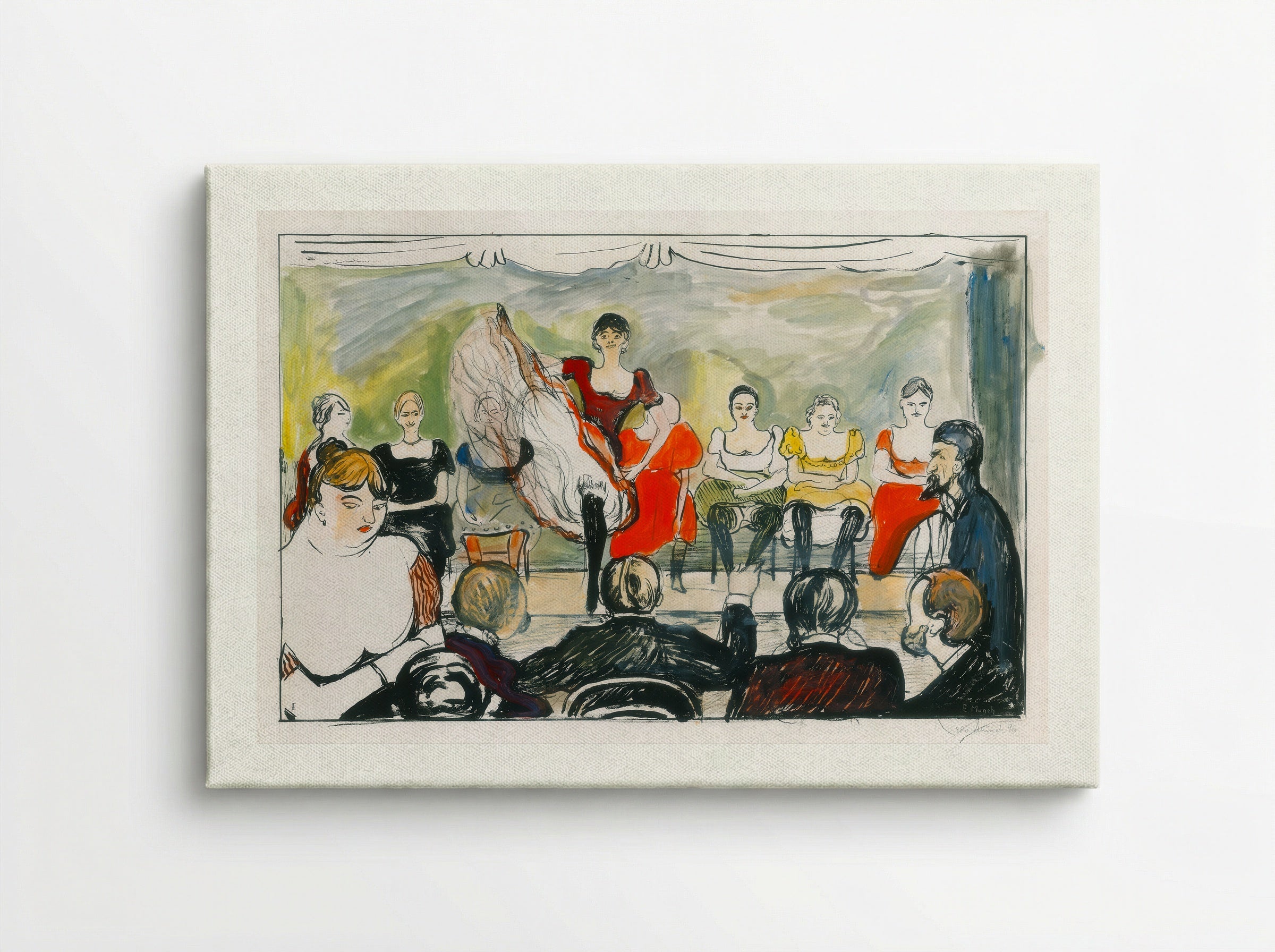 Tingeltangel - Edvard Munch - Canvas
