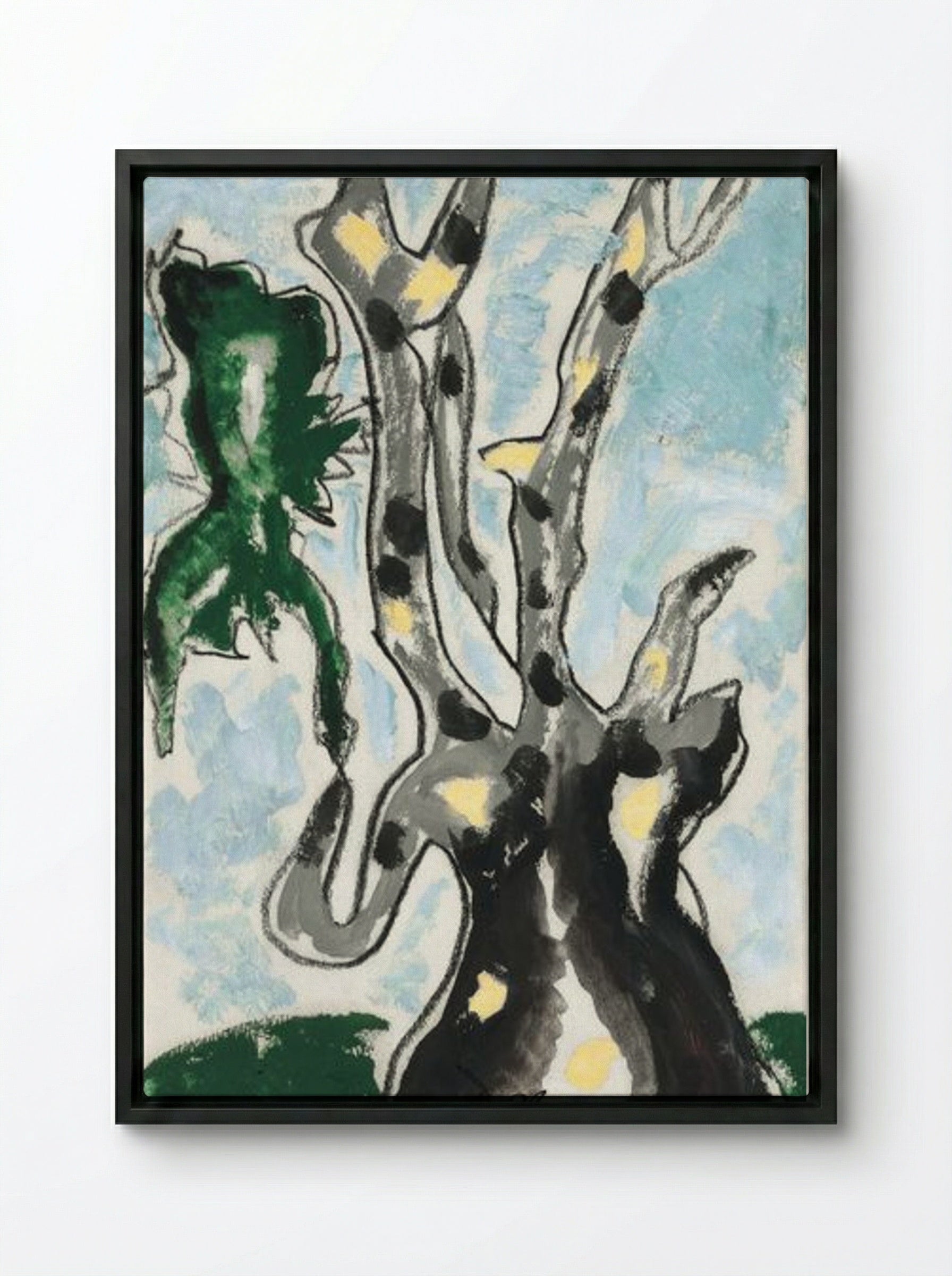 Sycamore - Arthur Dove - Framed Canvas Black