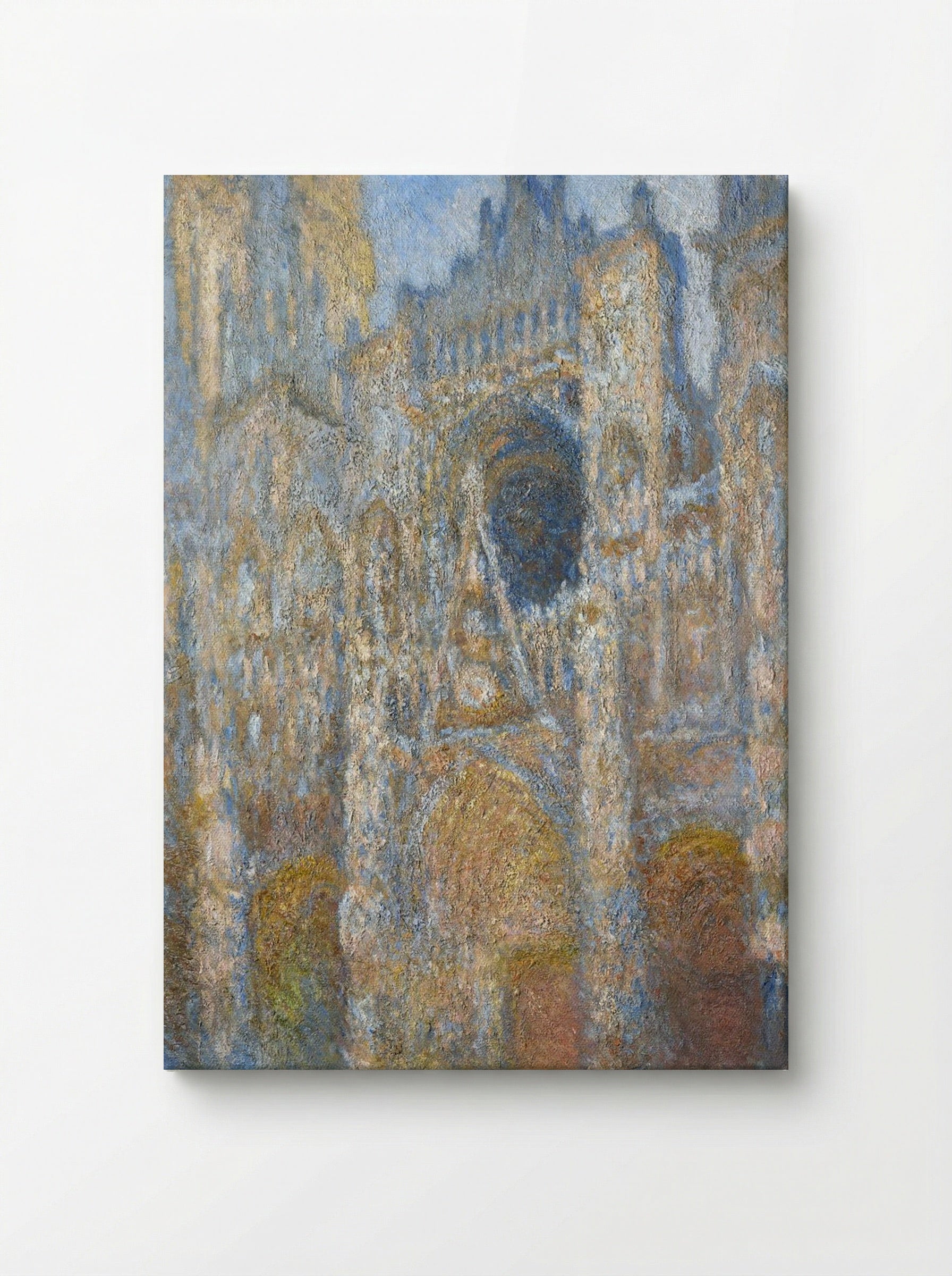 Rouen Cathedral, the Facade in Sunlight - Claude Monet - Canvas