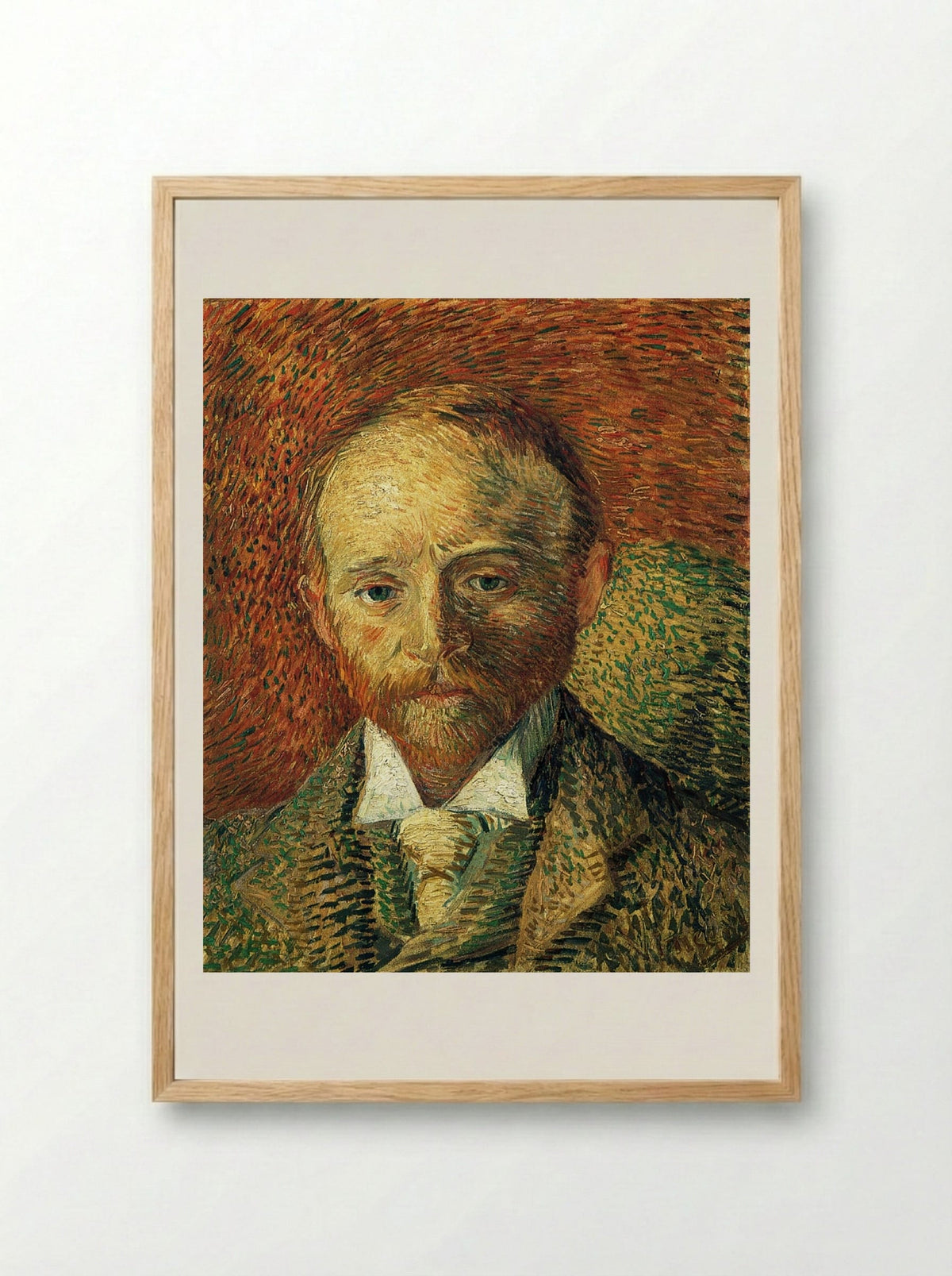 Portrait of Alexander Reid - Vincent van Gogh - Framed Print Wood