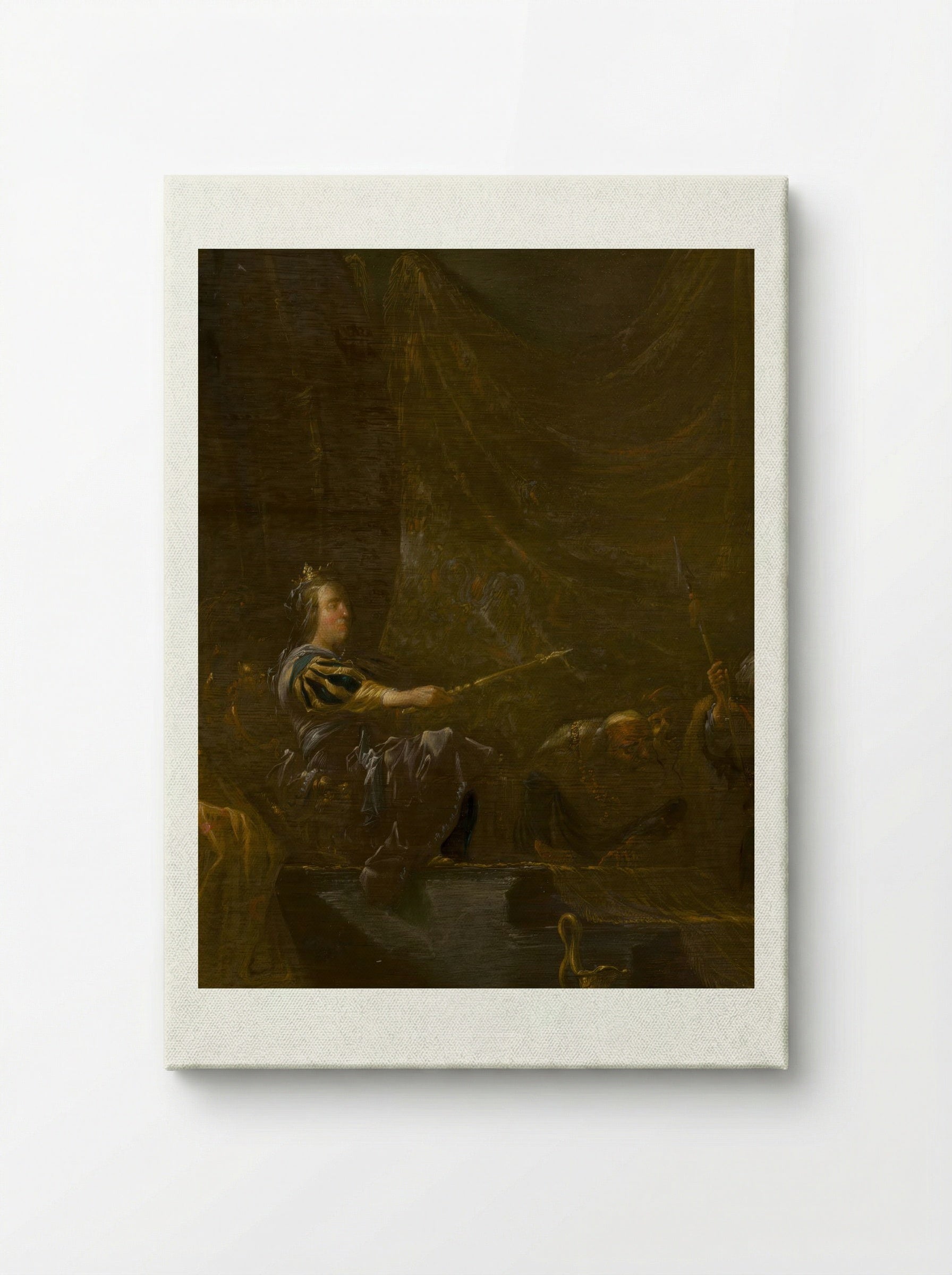 The Queen of Sheba Before Solomon - Erasmus Quellinus II - Canvas