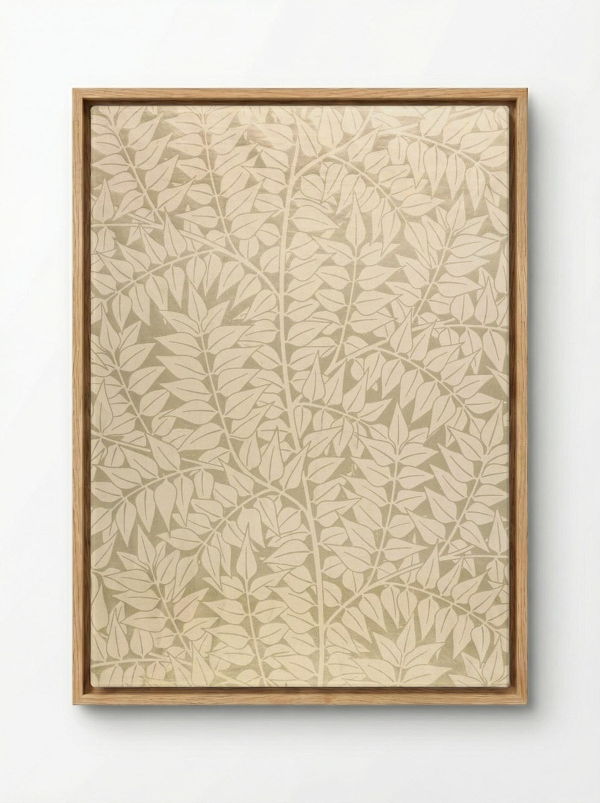 Branch - William Morris - Framed Canvas Wood
