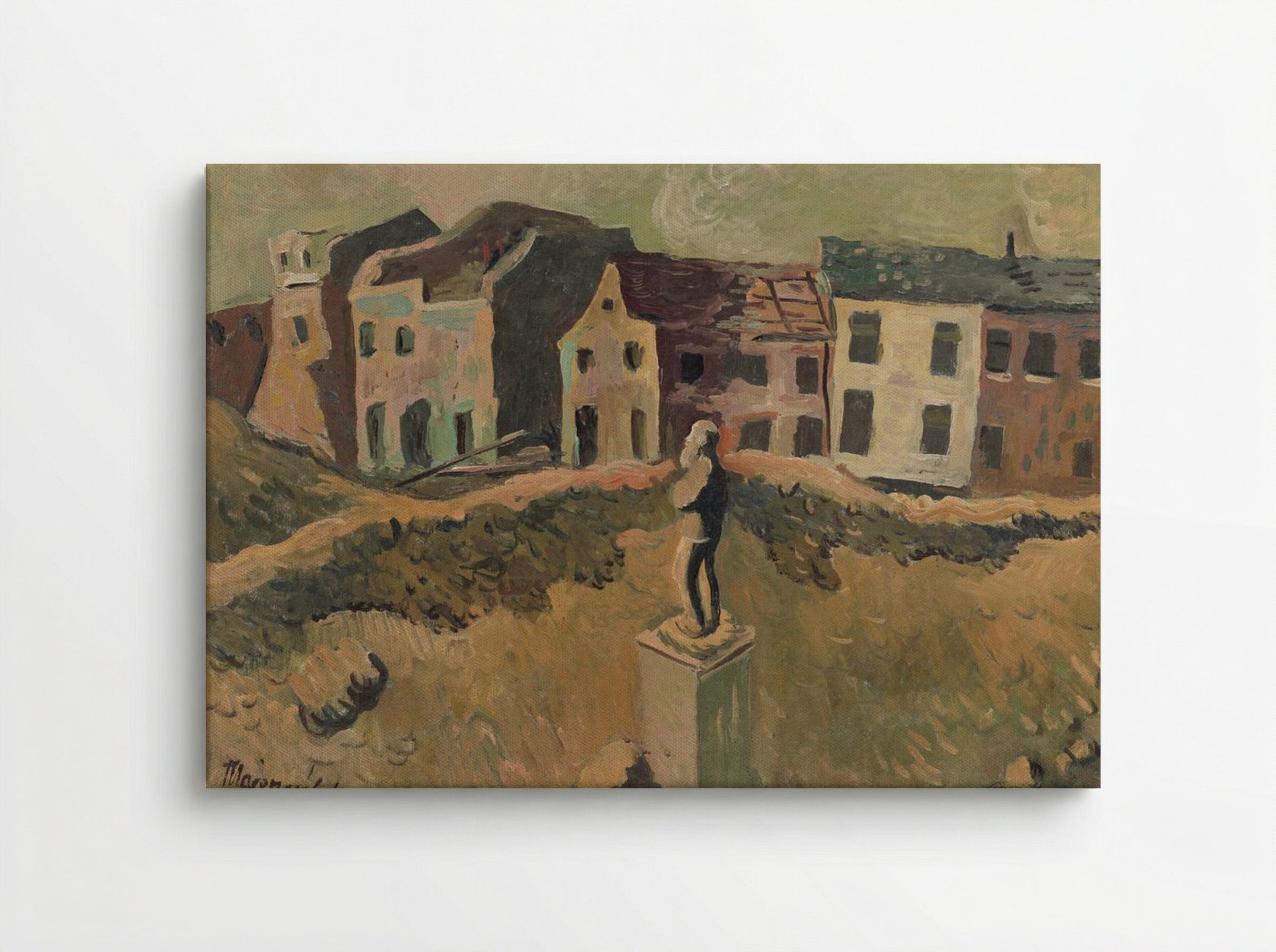 Monument, Memorial of a Famous Man - Cyprián Majerník - Canvas