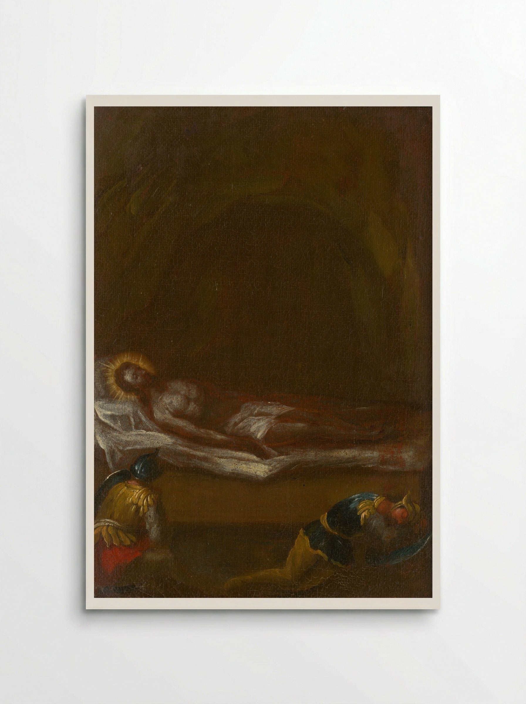 Jesus is Laid in the Tomb - Fine Art Print - Poster
