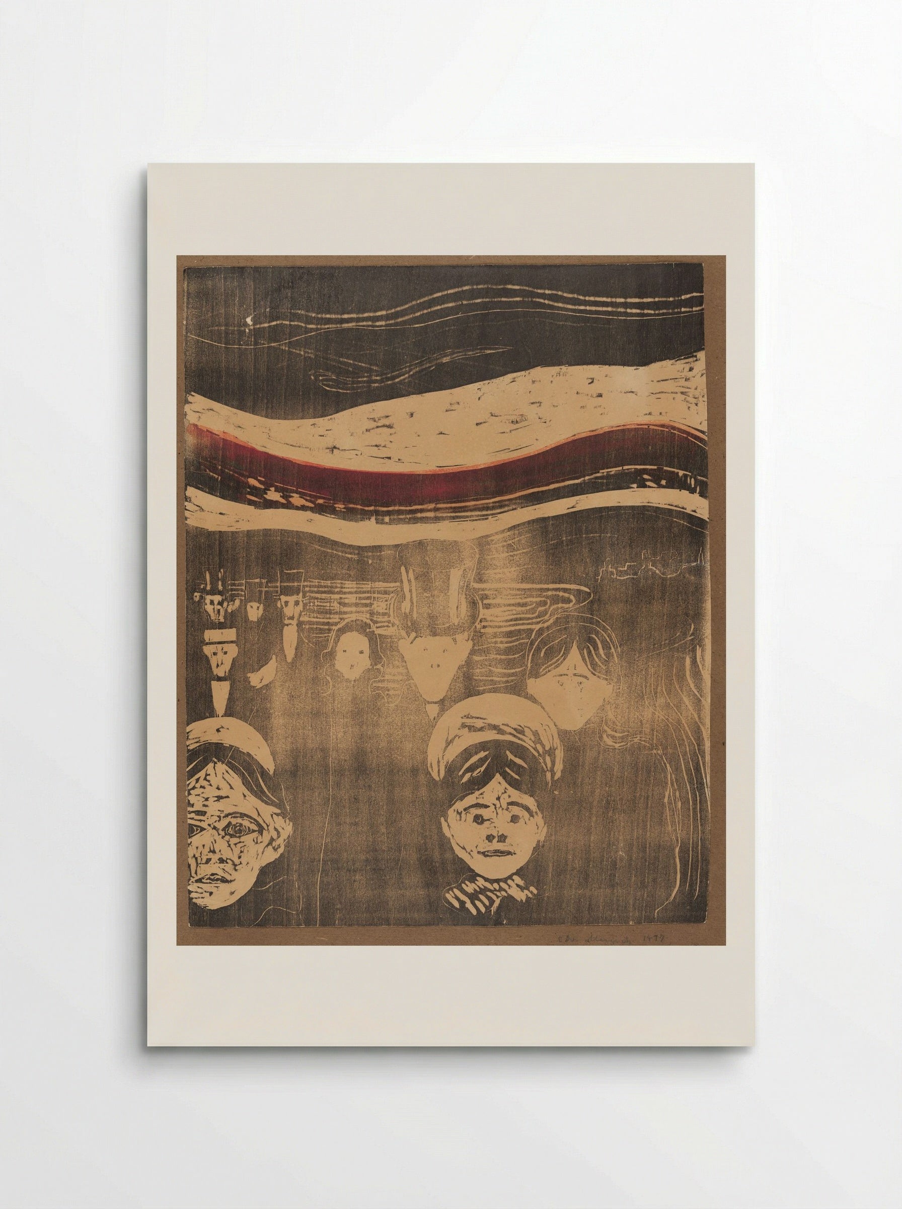 Angst - Edvard Munch - Poster