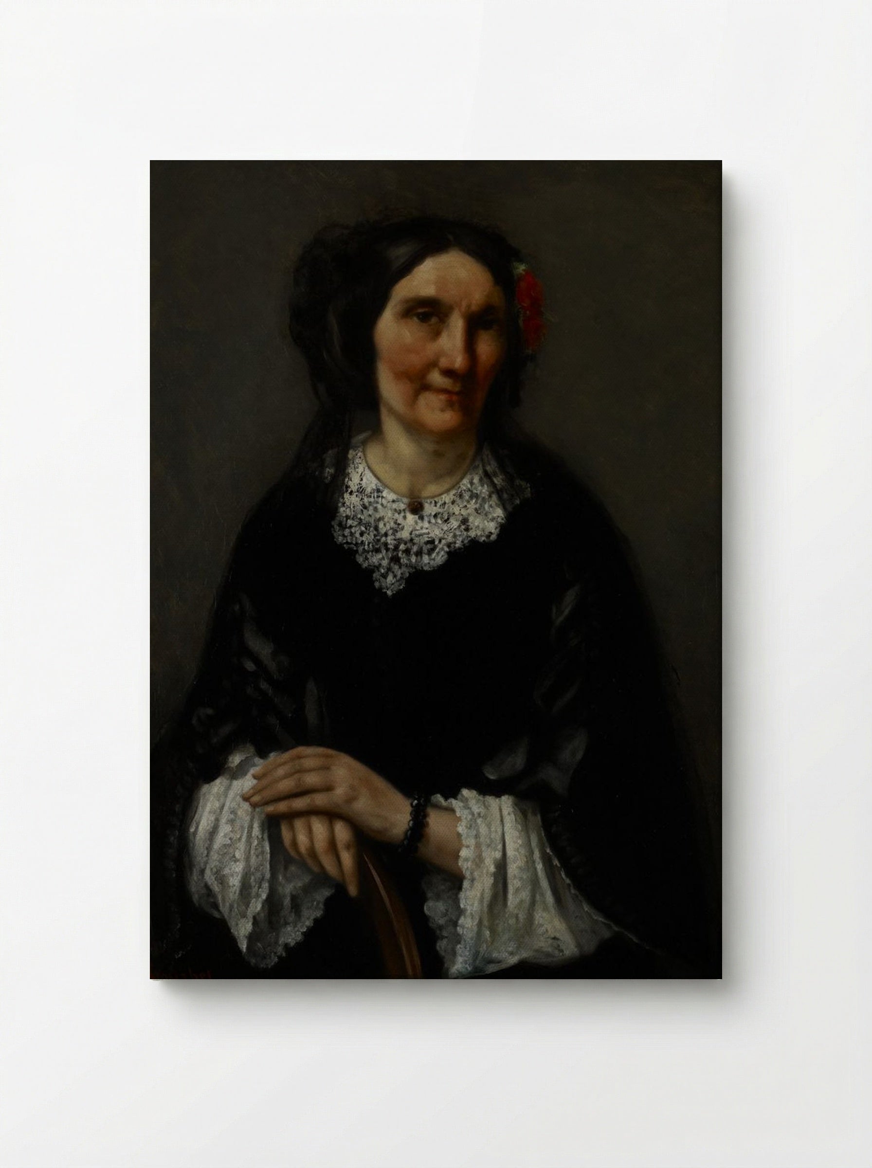 Portrait of a Woman - Gustave Courbet - Canvas