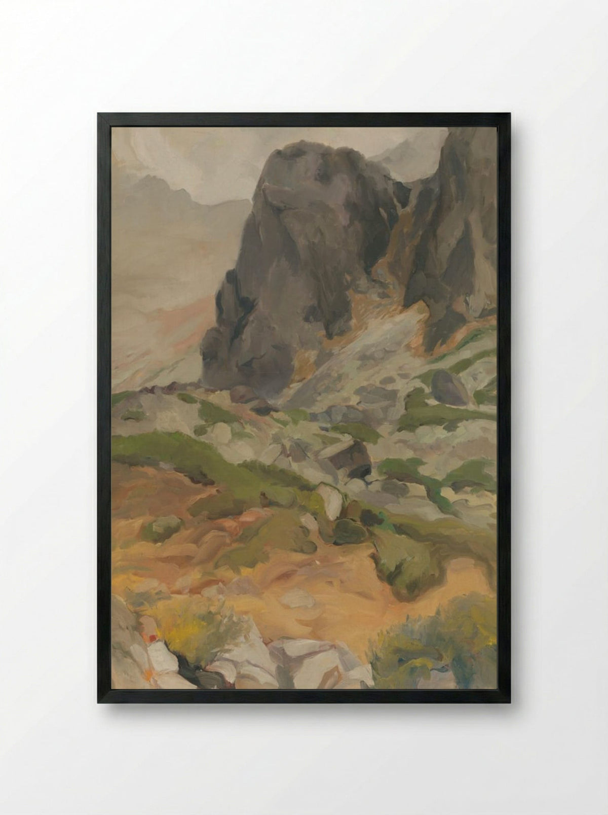 Tatras - Zolo Palugyay - Framed Print Black