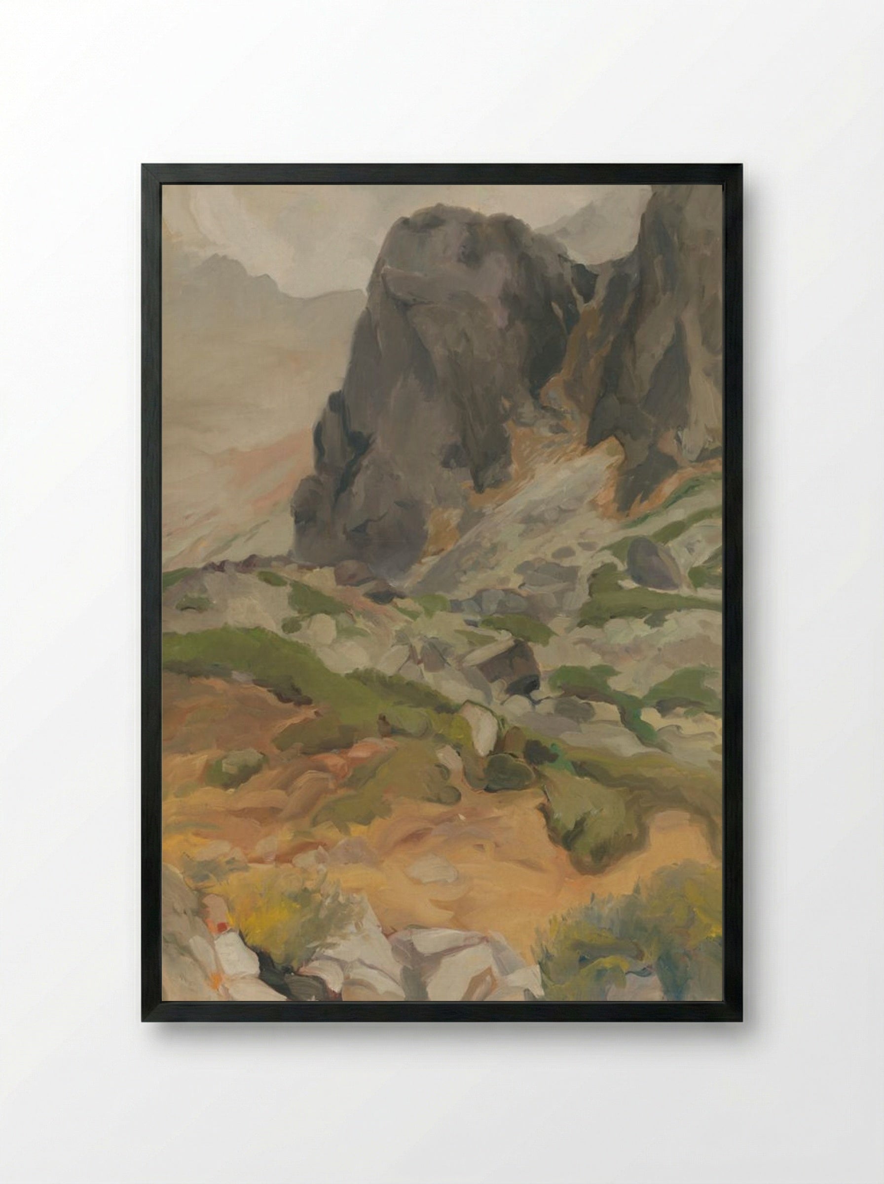 Tatras - Zolo Palugyay - Framed Print Black