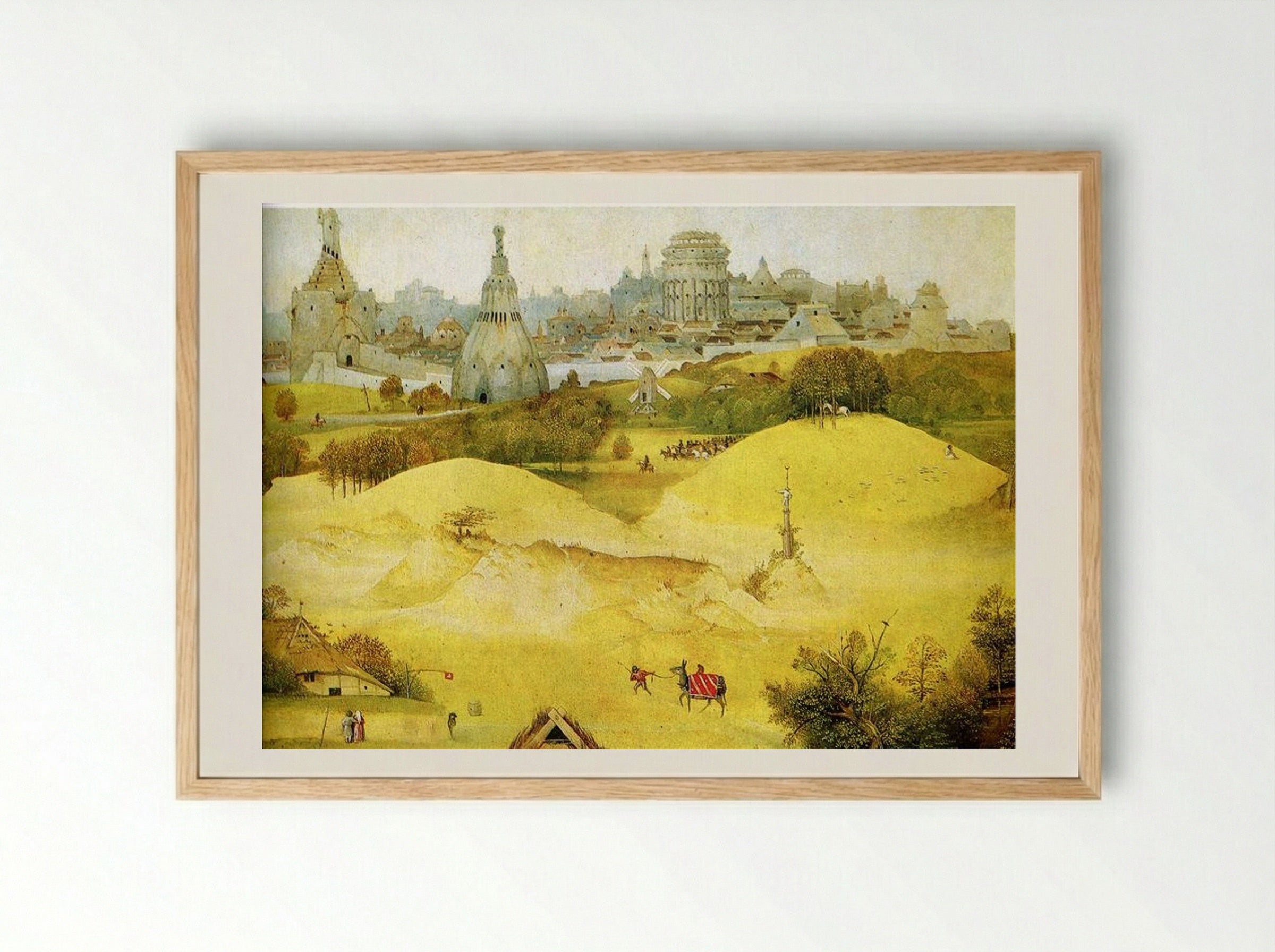 Adoration of the Magi - Hieronymus Bosch - Framed Print Wood