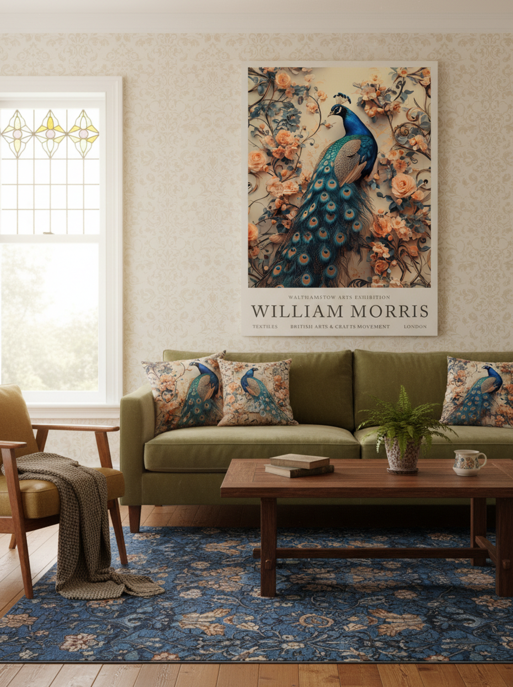 Peacock Splendor - William Morris - Lifestyle