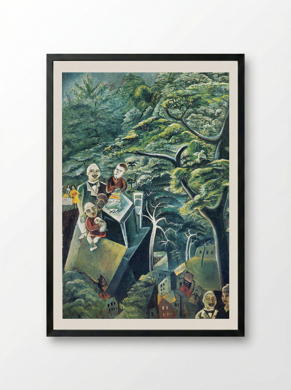 Immortality - Max Ernst - Framed Print Black