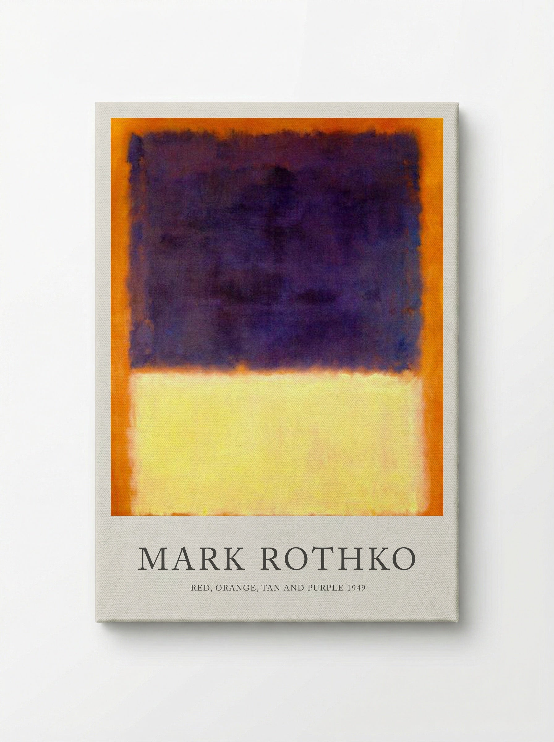 Red, Orange, Tan and Purple - Mark Rothko - Canvas