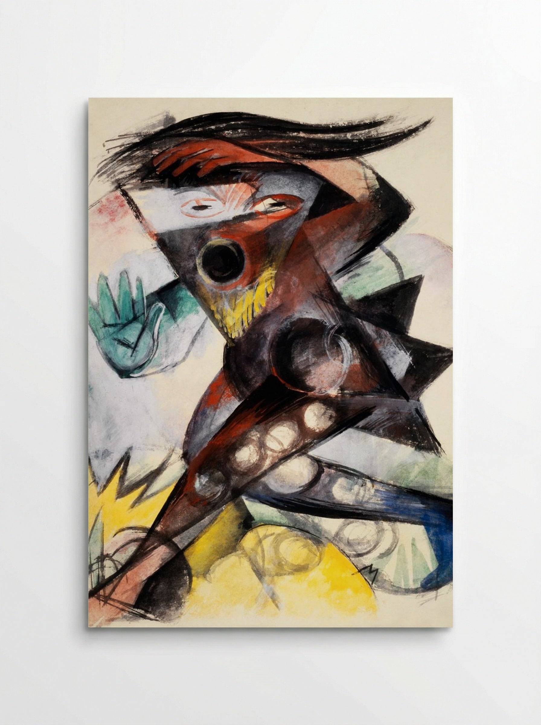 Caliban, Figurine for 'The Tempest' - Franz Marc - Poster