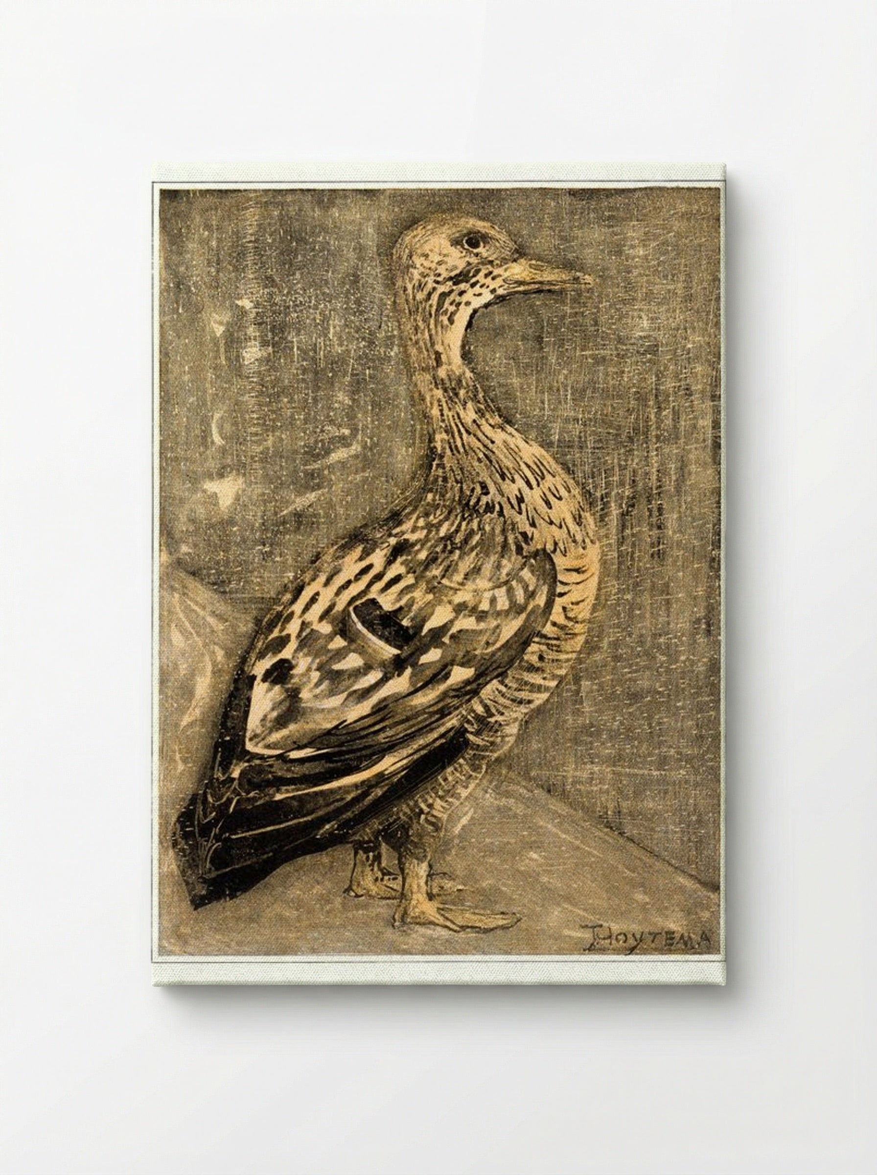 Standing Duck - Theo van Hoytema - Canvas