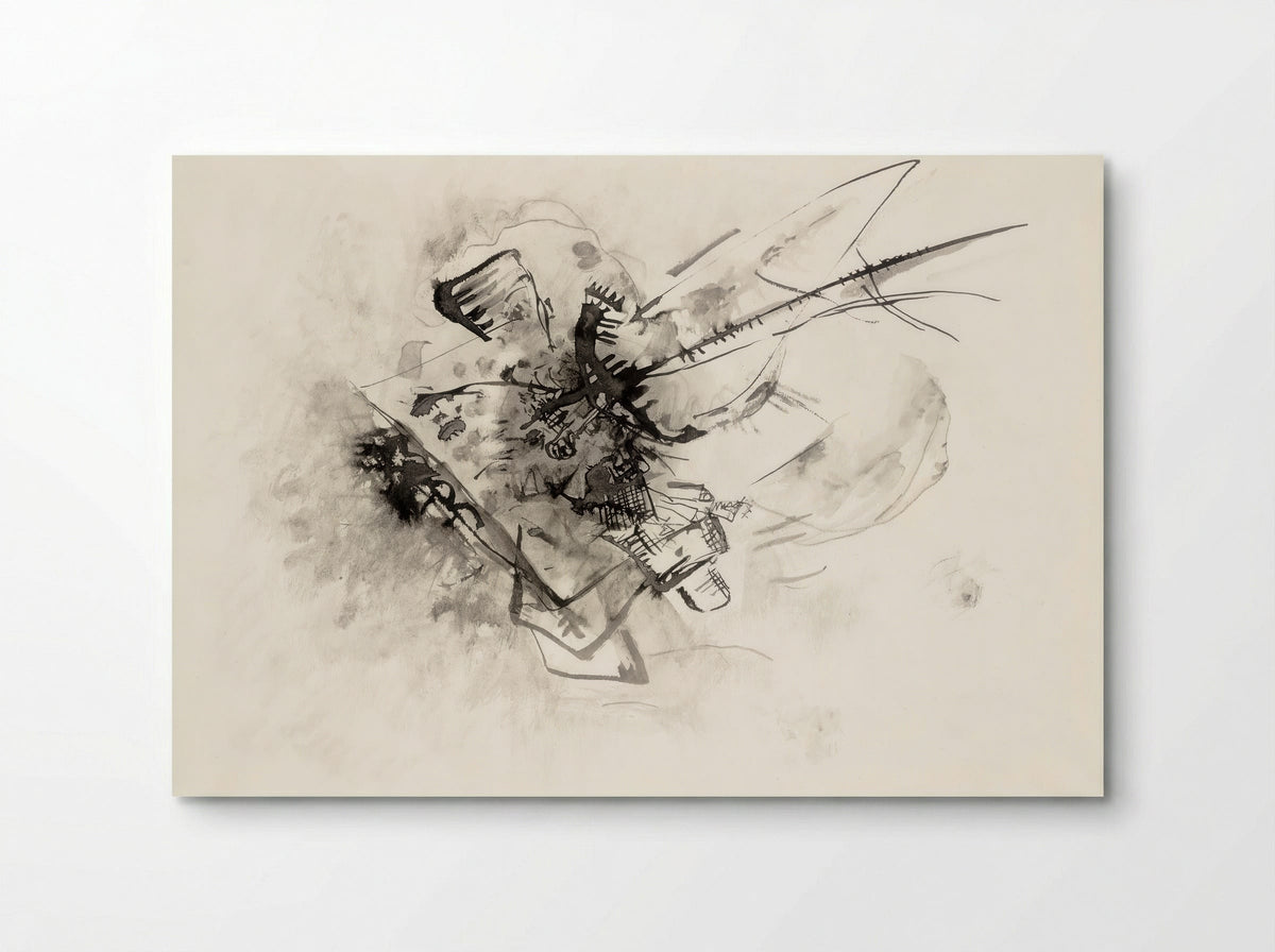 Untitled (Abstract Composition, Ink on Paper) - Wassily Kandinsky - Poster