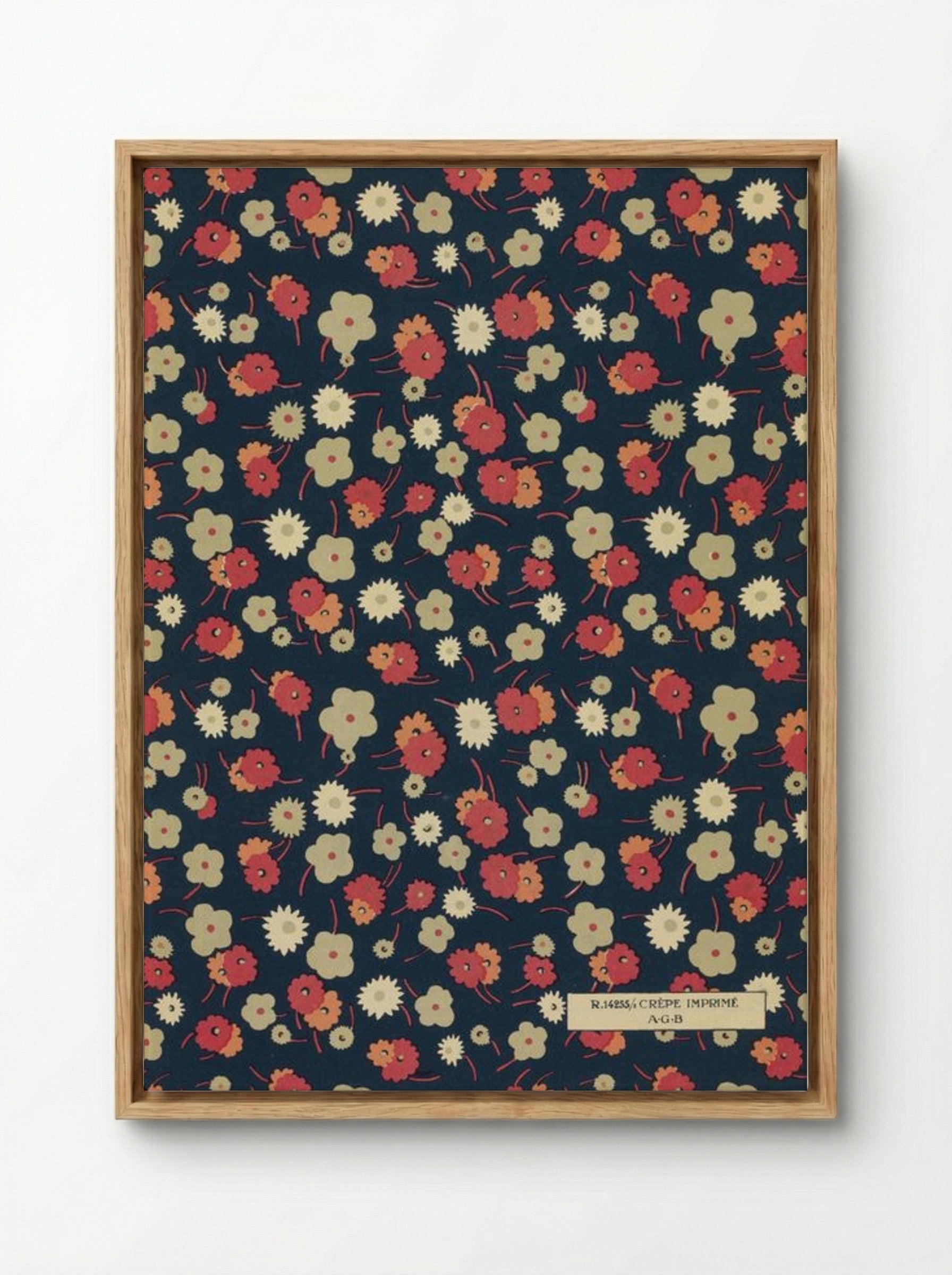 Feuillets de l'Élégance Féminine - Charles Goy - Framed Canvas Wood