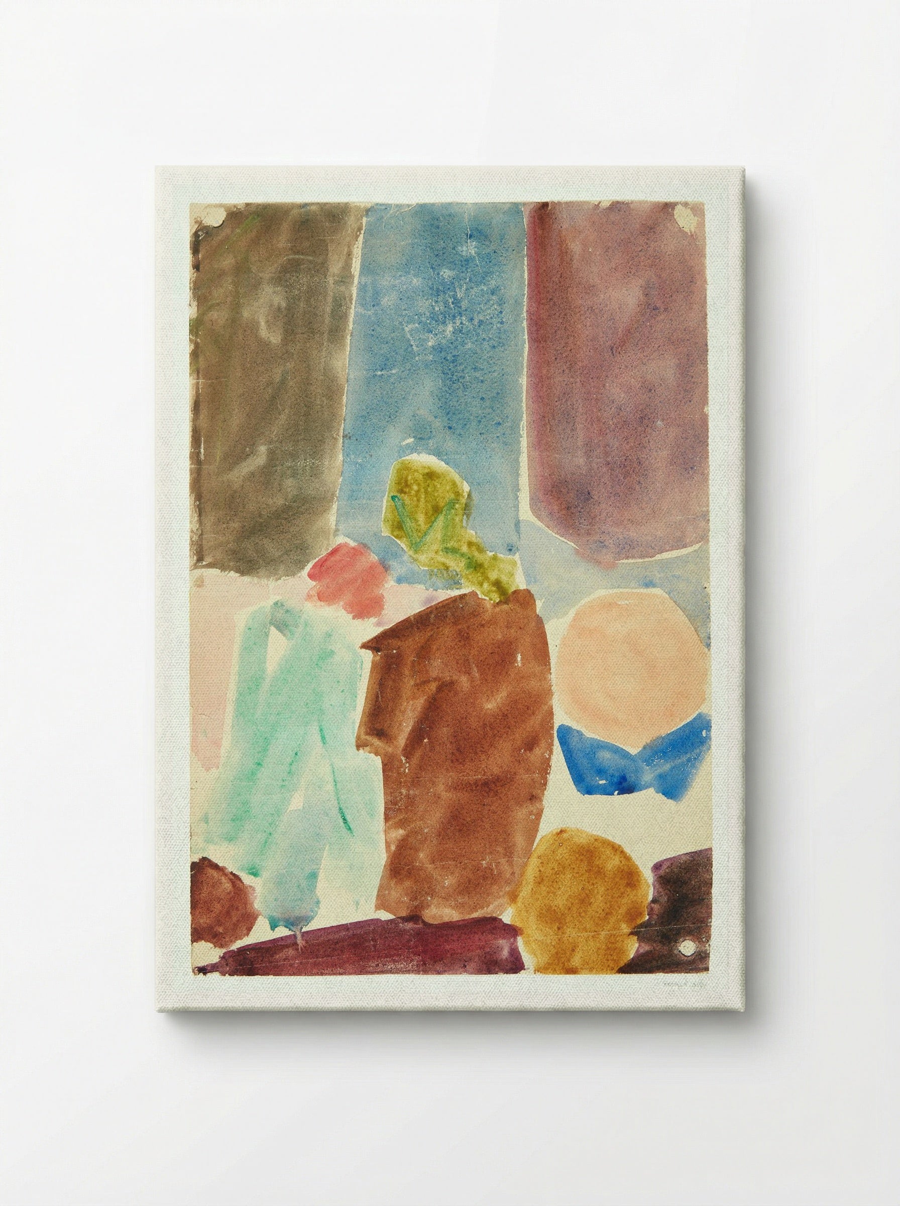Colour Study after Delacroix's 'Dante and Virgil in the Underworld' - Edvard Weie - Canvas