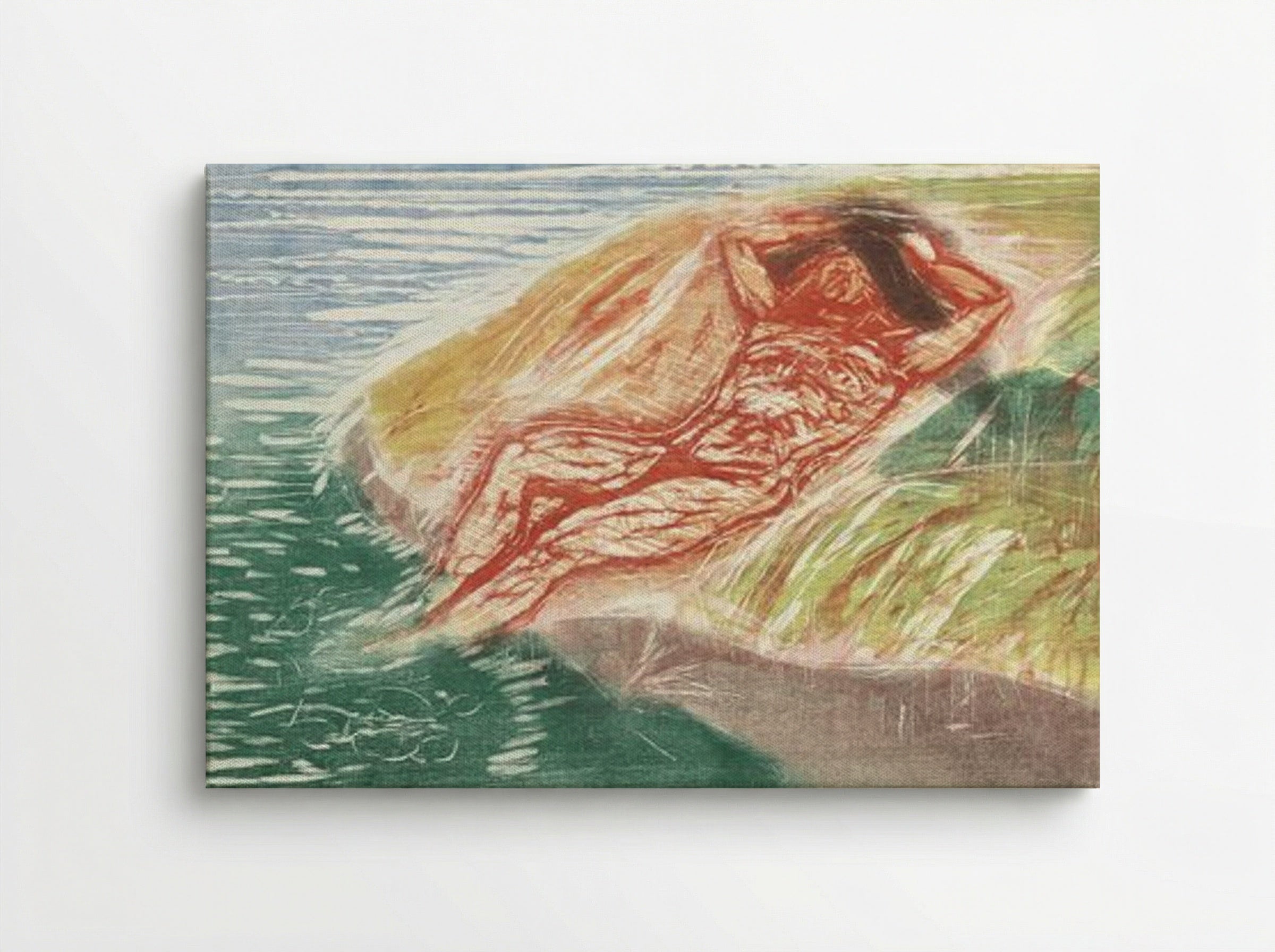Sunbathing I - Edvard Munch - Canvas