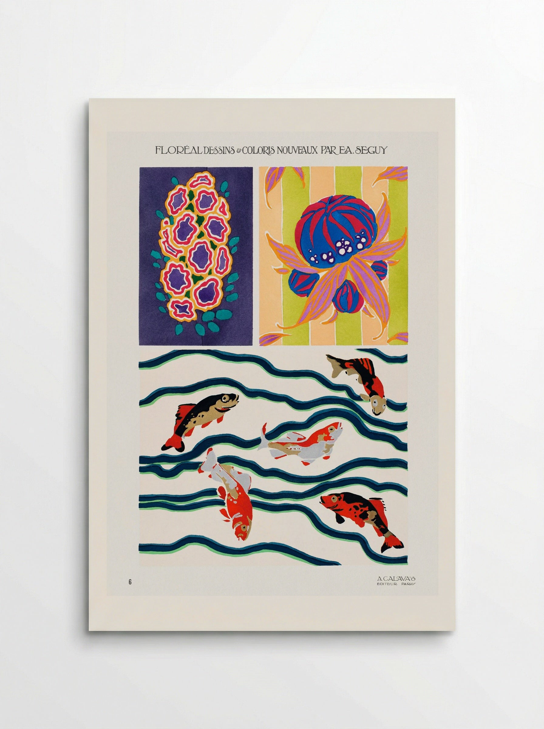 Floréal Dessins et Coloris Nouveaux - Émile-Allain Séguy - Poster