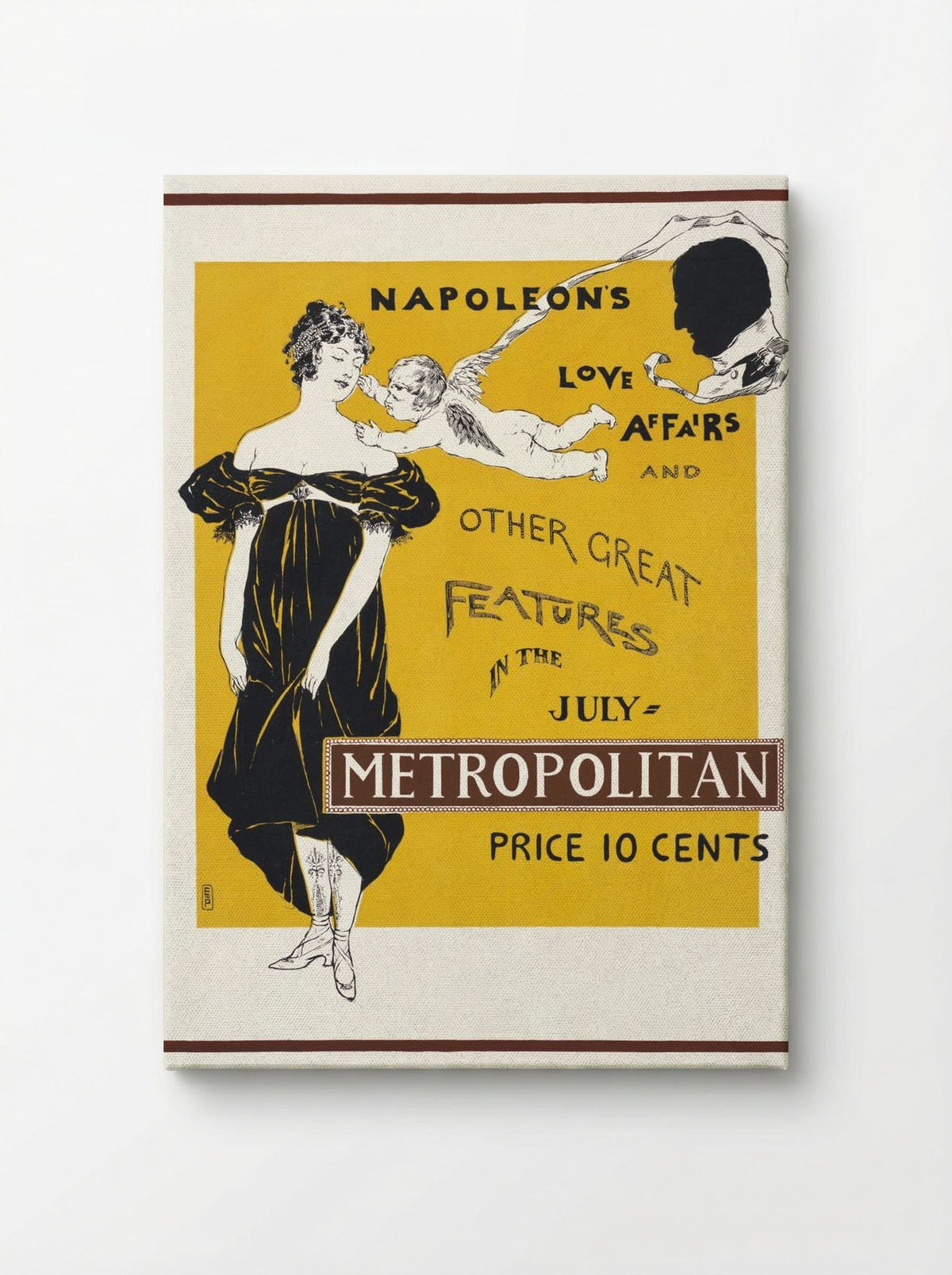 Napoleon's Love Affairs and Other Great Features in the July Metropolitan - Edward Penfield - Canvas