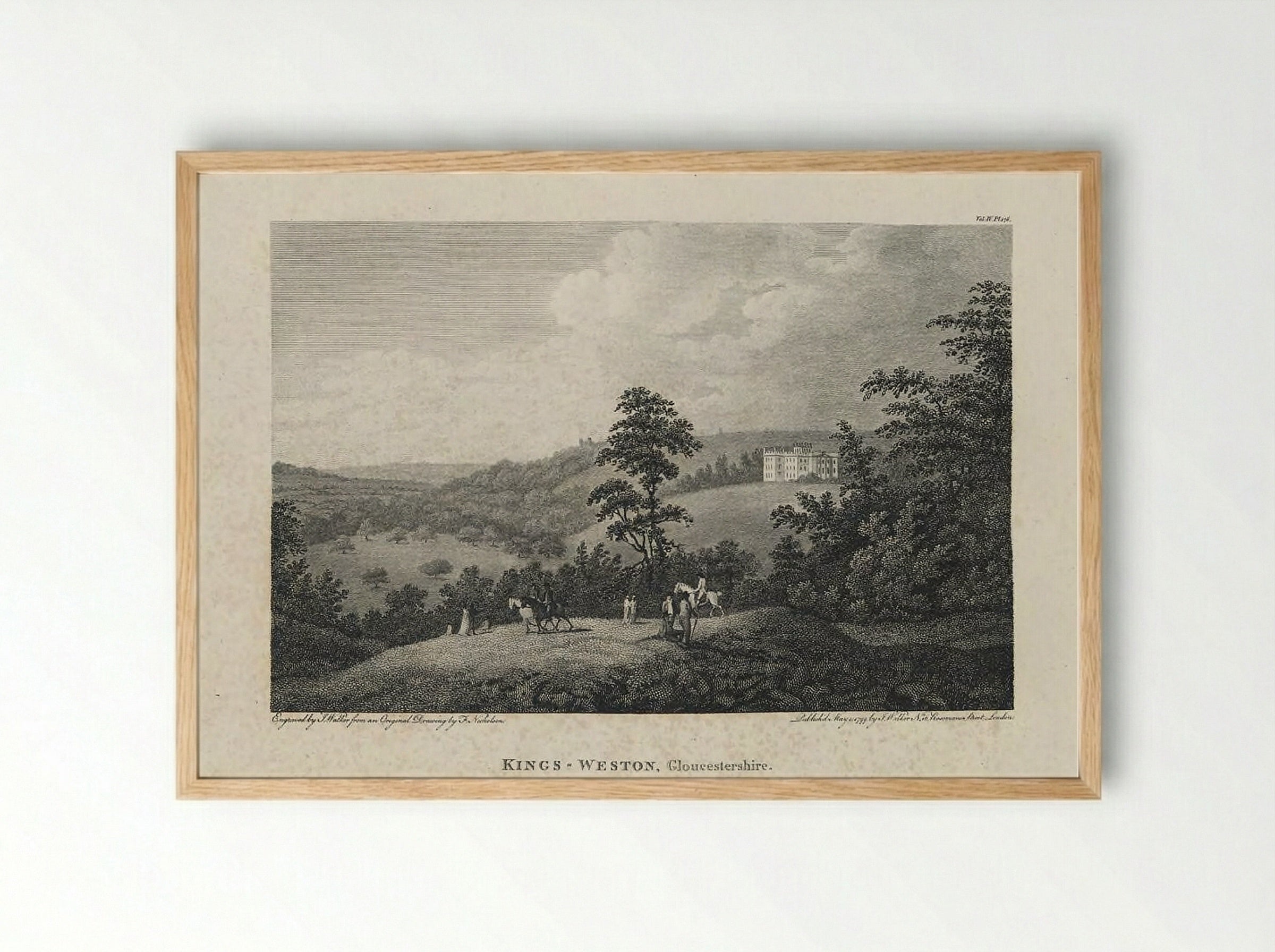 King's Weston, Gloucestershire - John Walker - Framed Print Wood