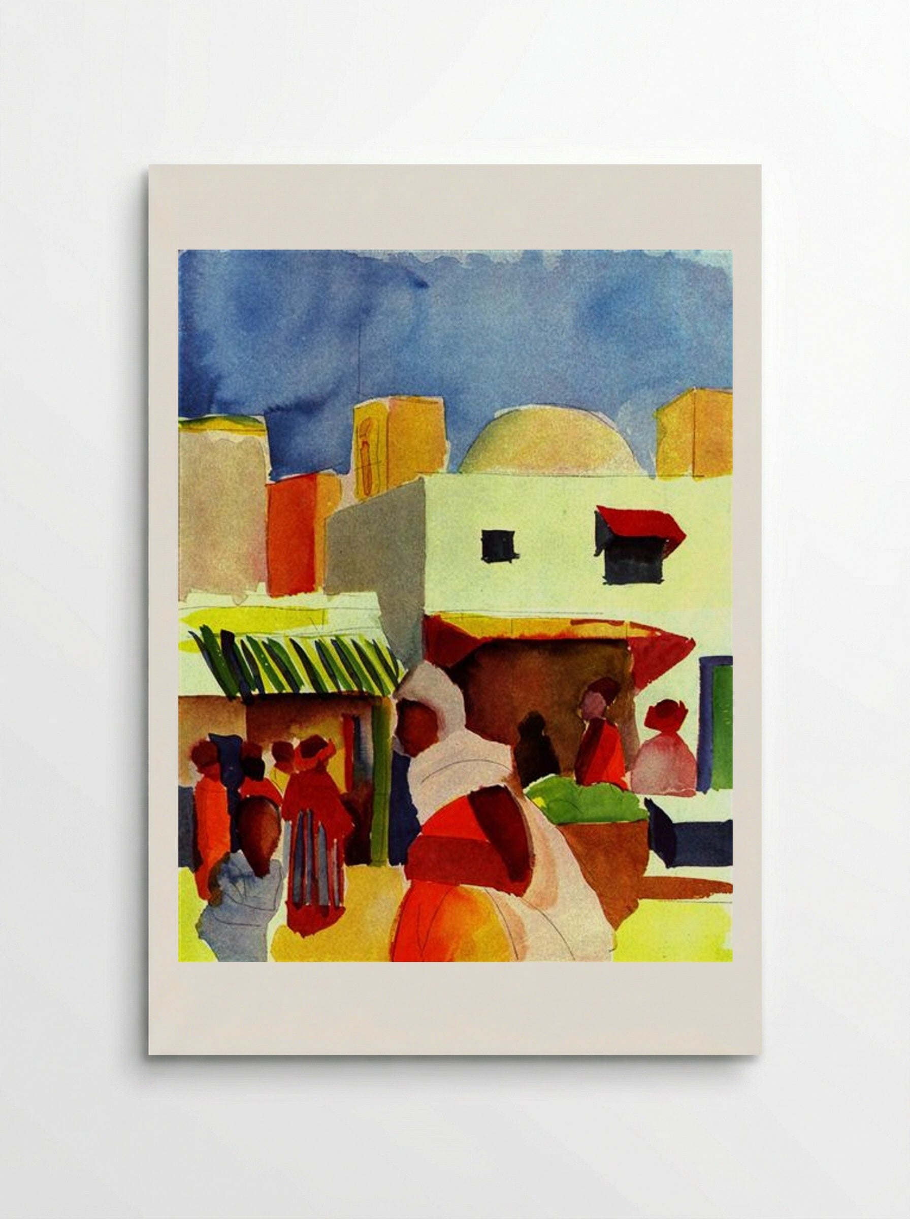 Market in Algiers - August Macke - Poster