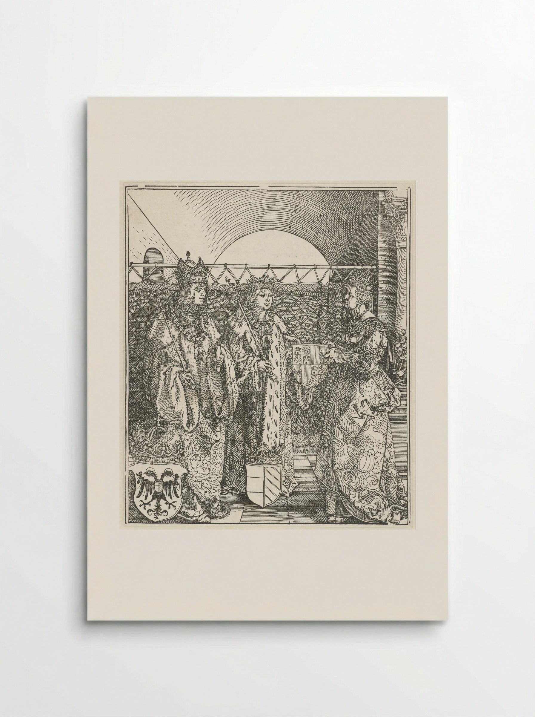 The Spanish Marriage of Philip the Handsome to Joanna of Castile - Albrecht Dürer - Poster