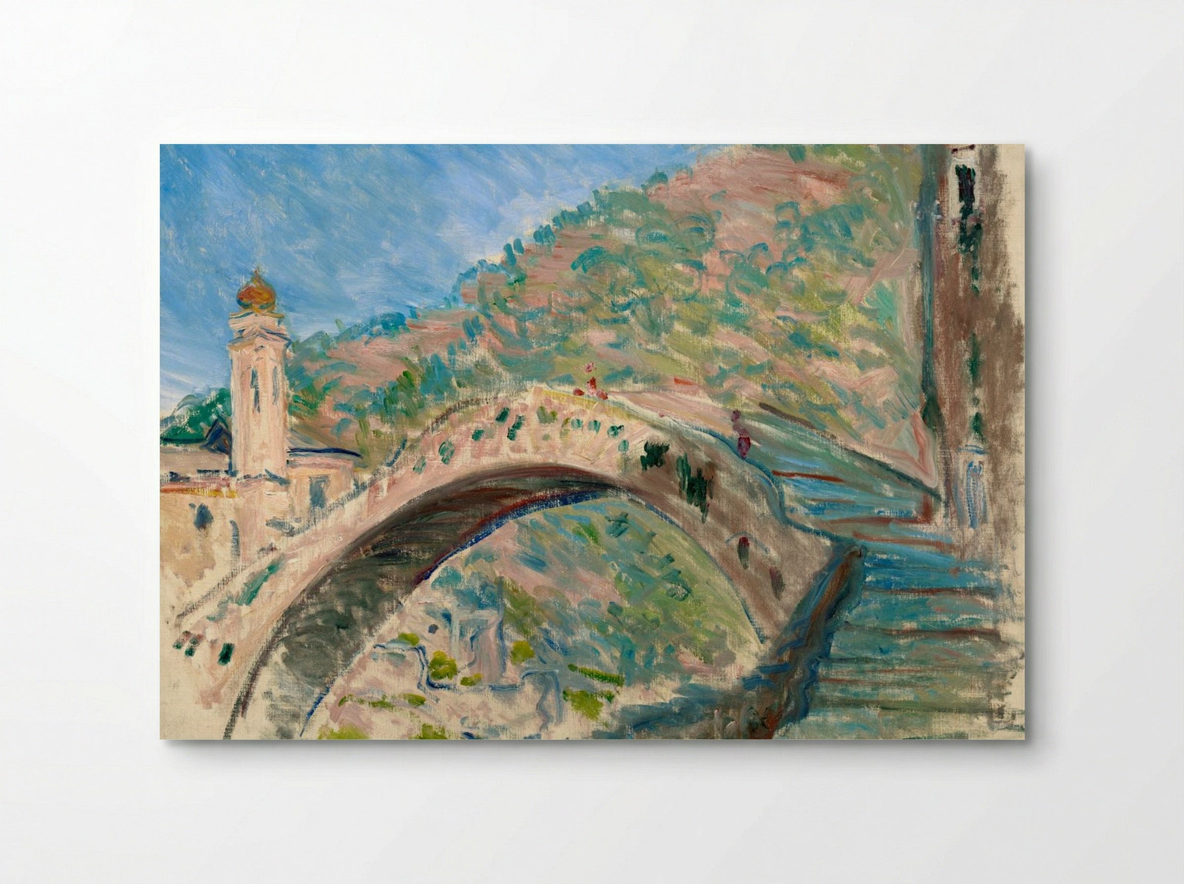 The Bridge at Dolceacqua - Claude Monet - Poster