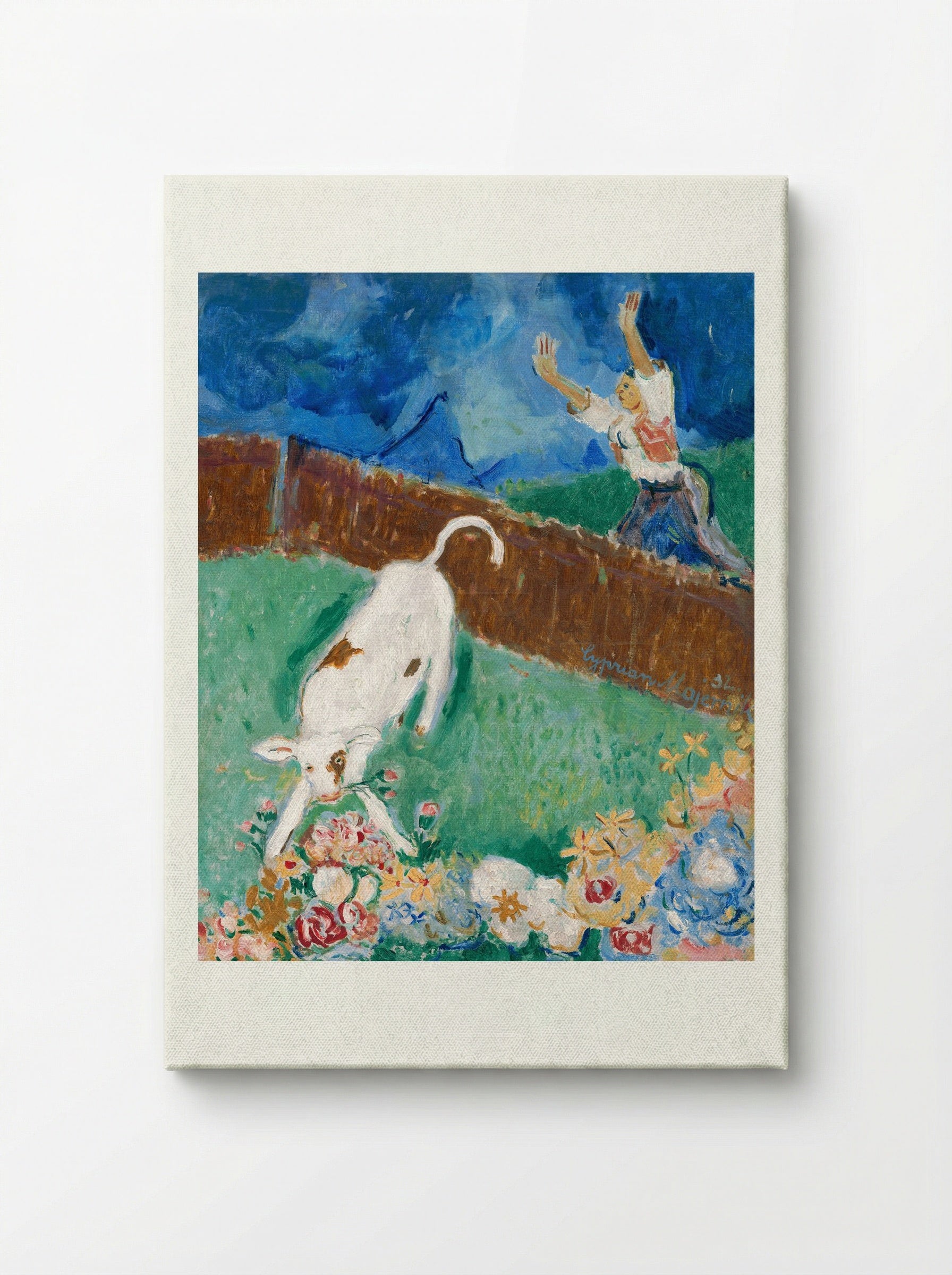 Calf - Cyprián Majerník - Canvas