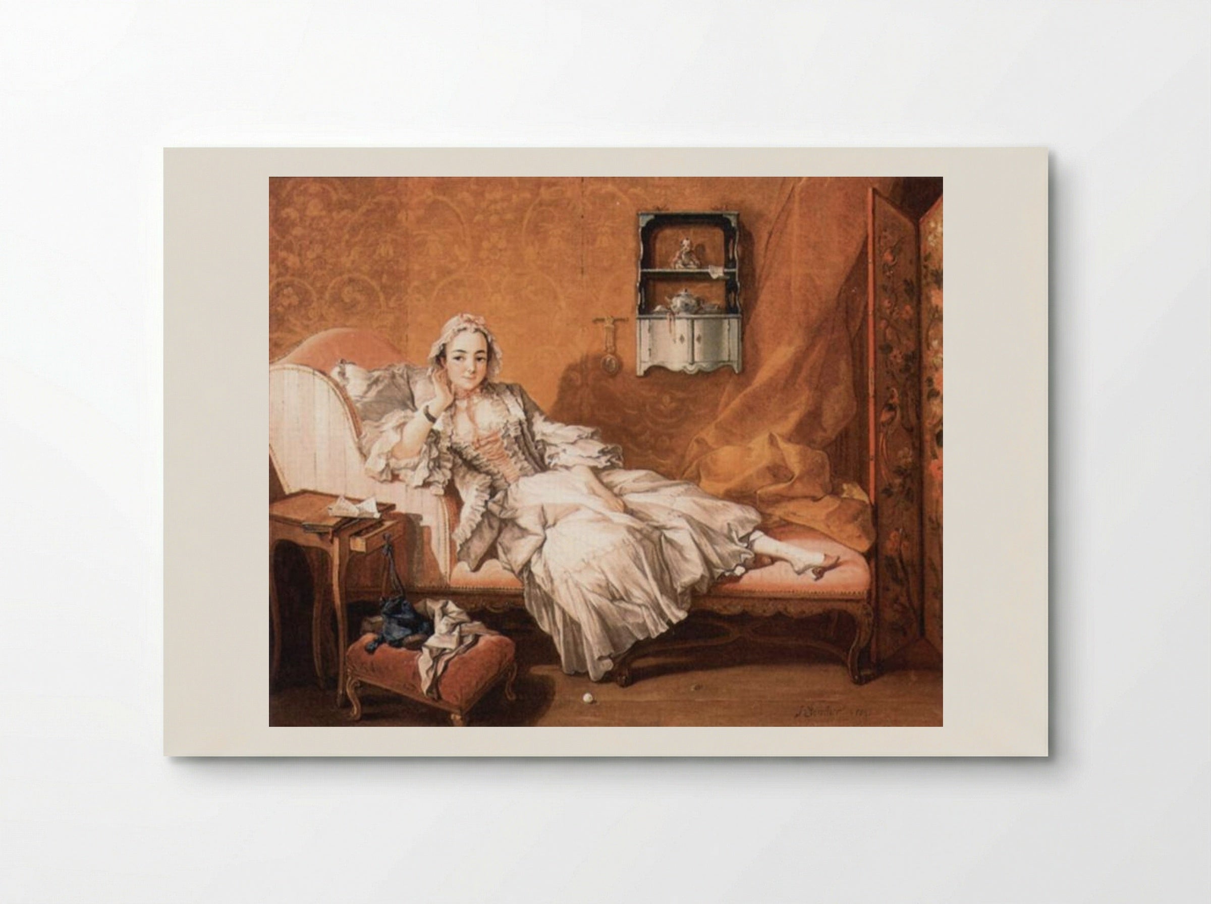 Portrait of the Artist's Wife - François Boucher - Poster