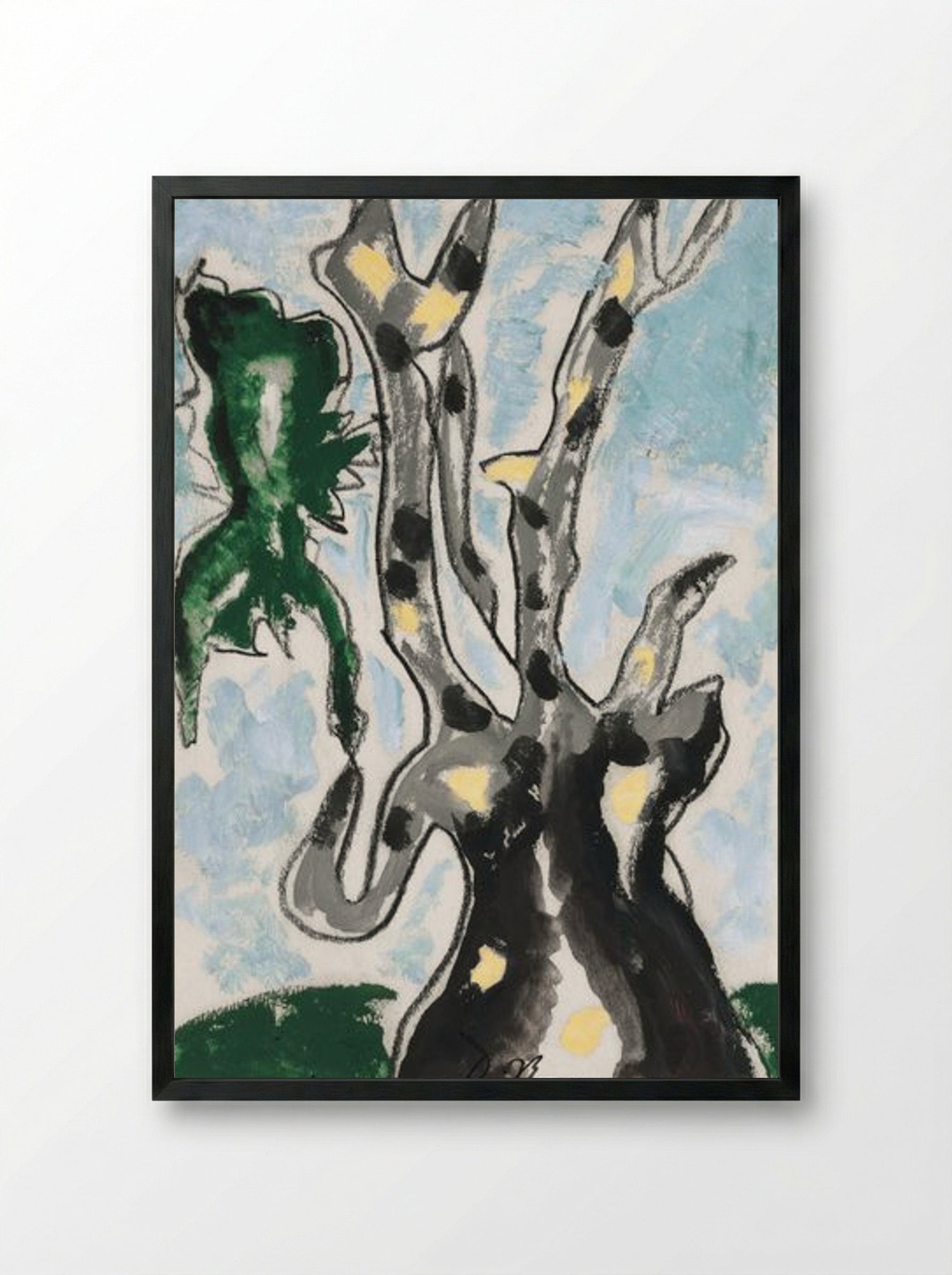 Sycamore - Arthur Dove - Framed Print Black